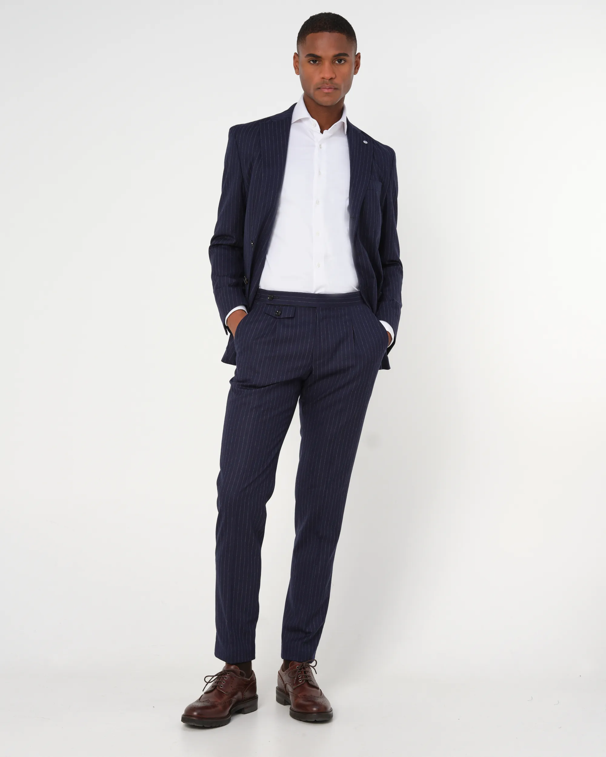 Dutch Dandies Mix & Match Pantalon Navy streep 093525-002-46