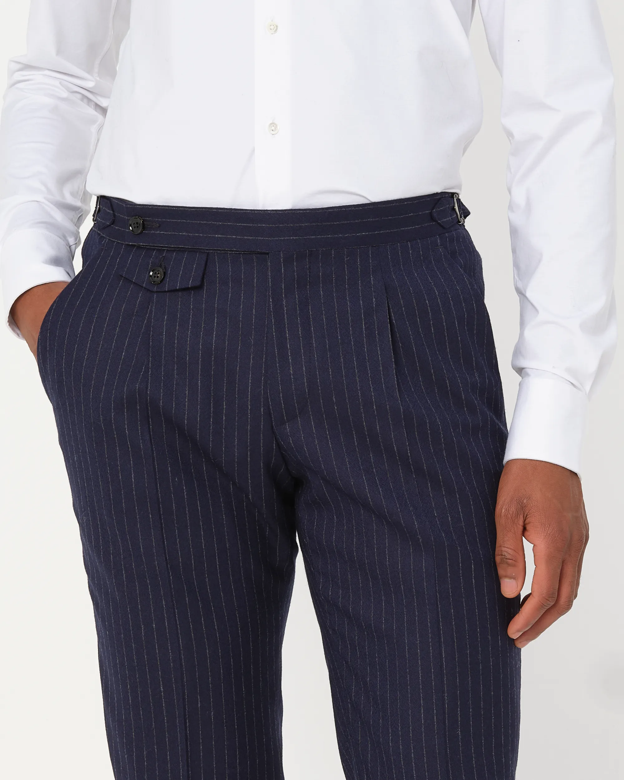 Dutch Dandies Mix & Match Pantalon Navy streep 093525-002-46