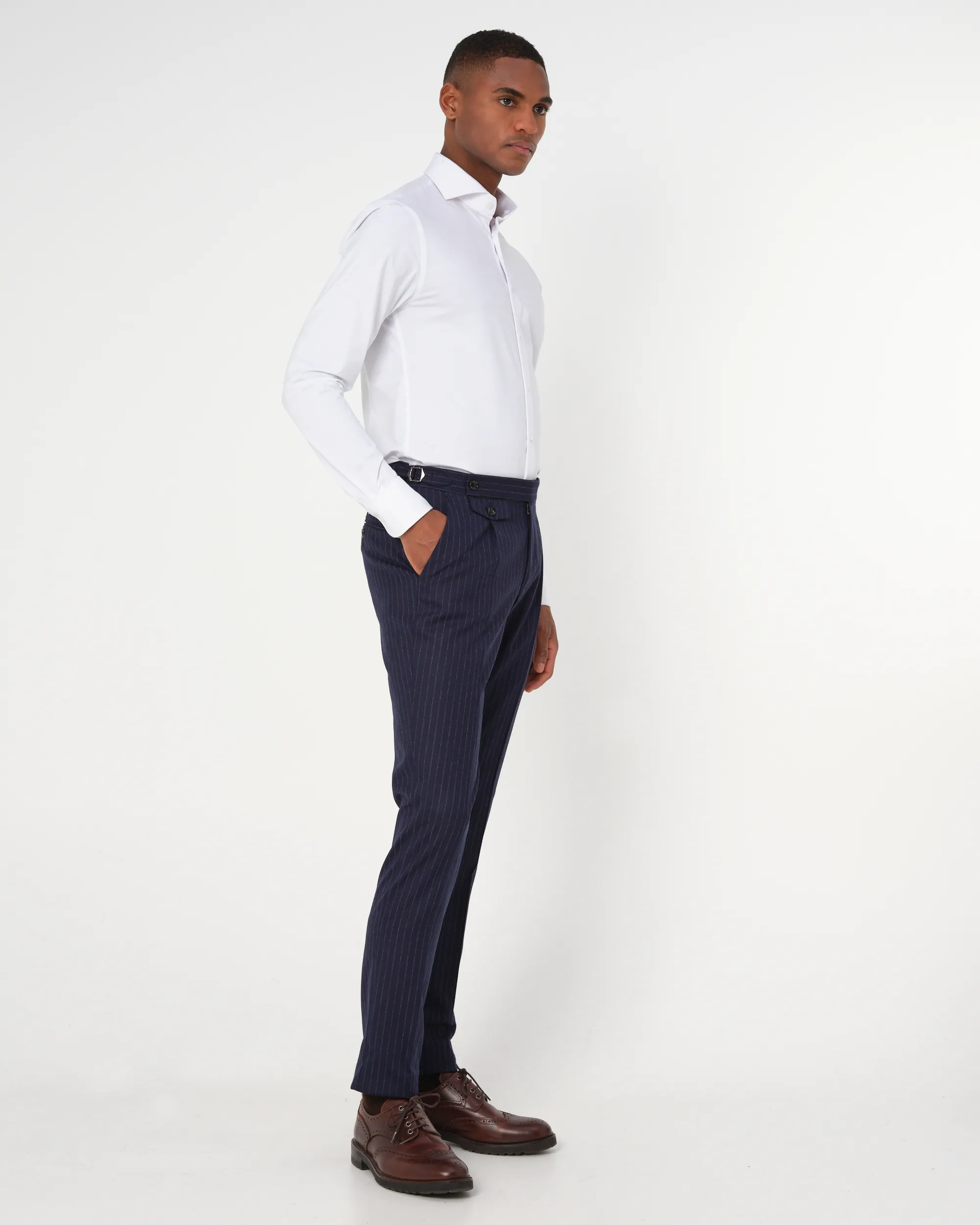 Dutch Dandies Mix & Match Pantalon Navy streep 093525-002-46