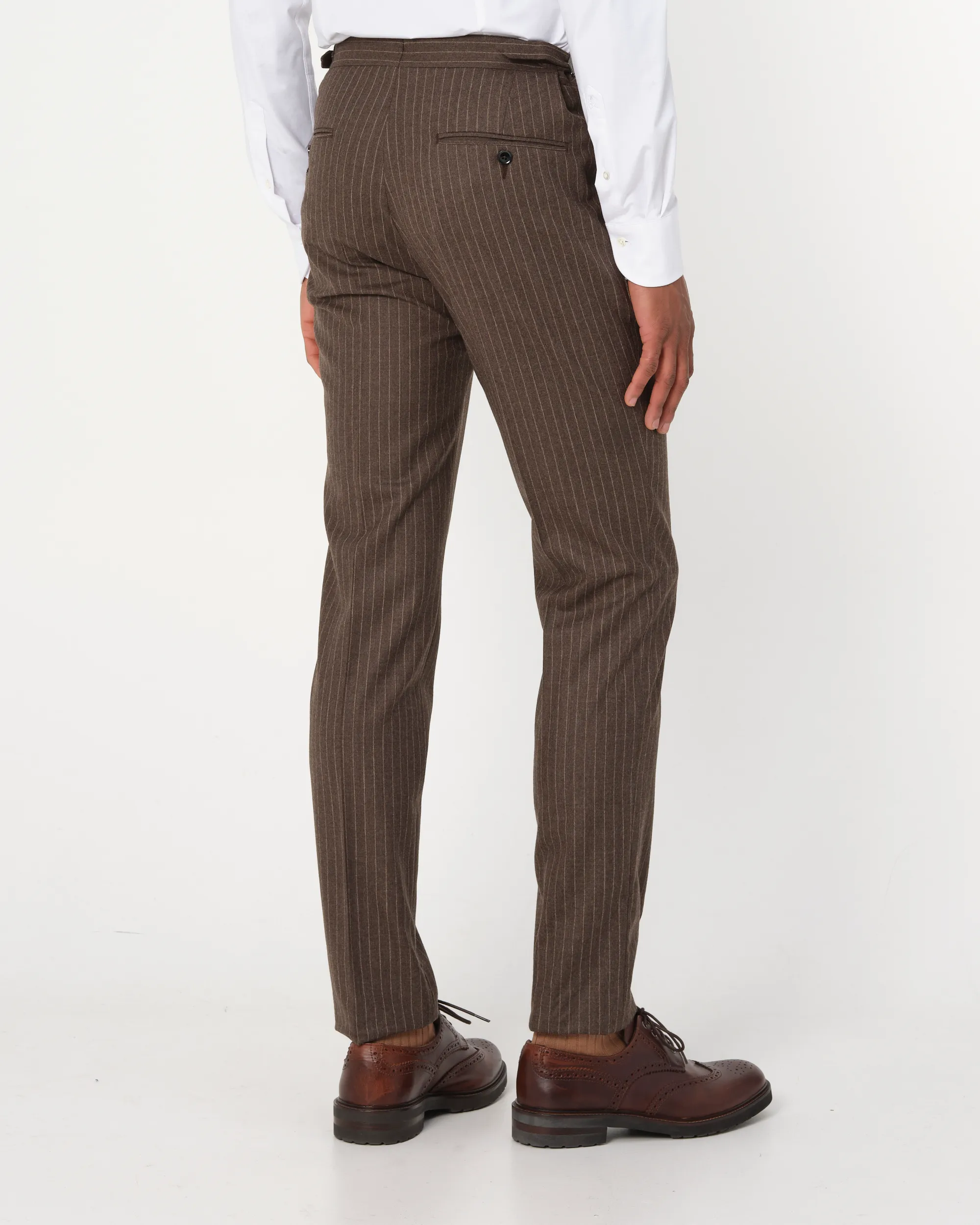 Dutch Dandies Pisa Mix & Match Pantalon Bruin streep 093525-003-46