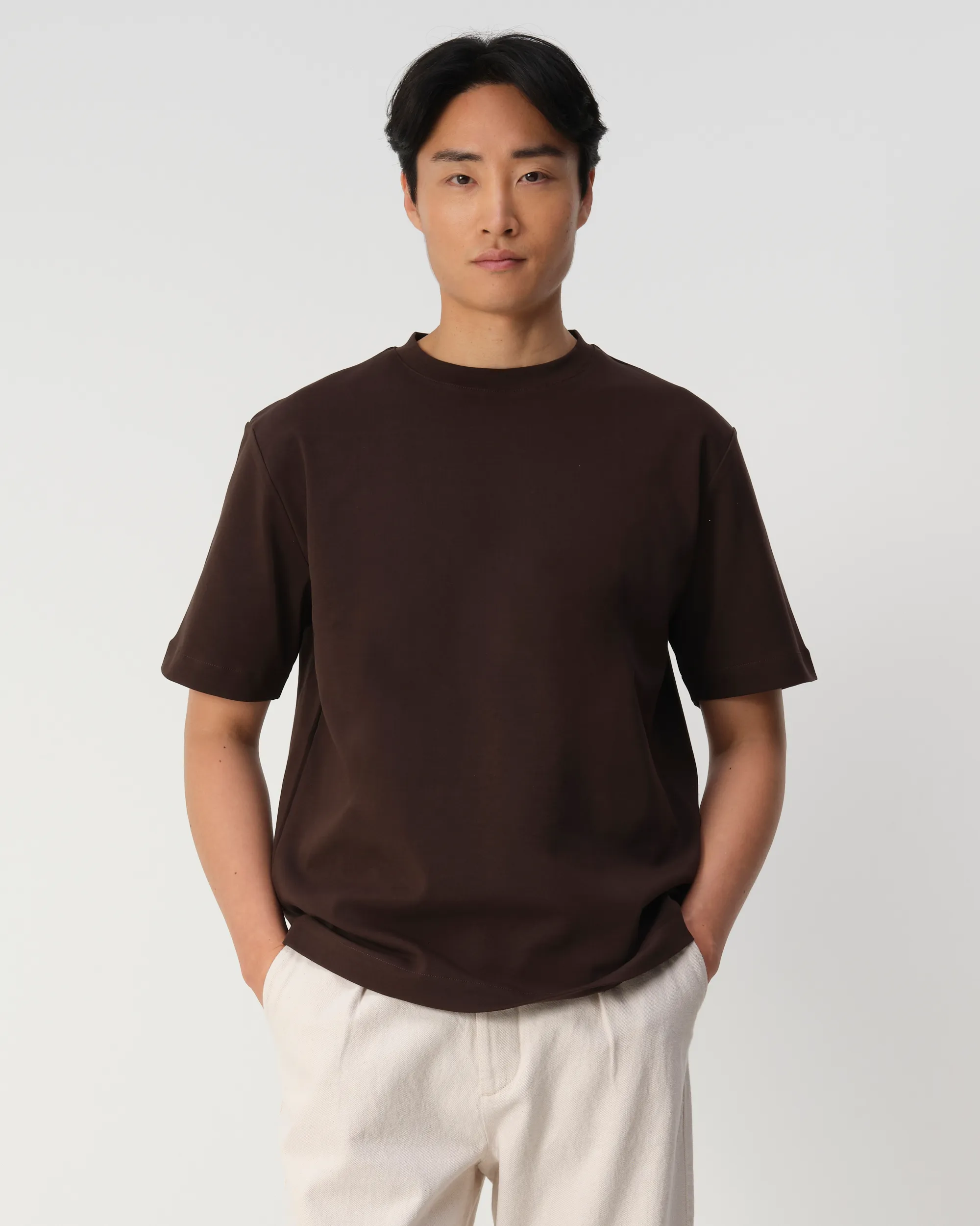 J.C. RAGS T-shirt Korte mouw Mole dark brown 093532-007-S