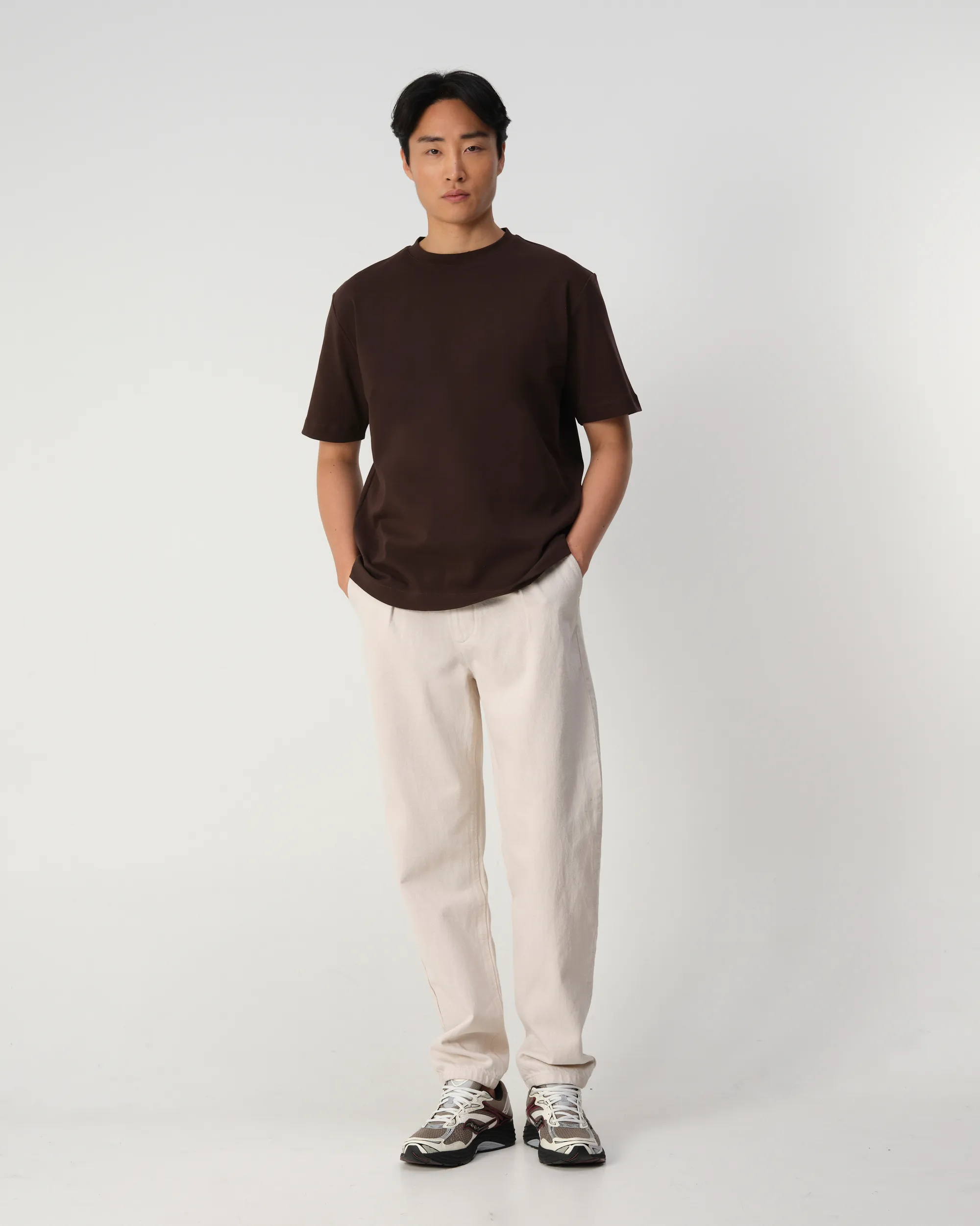 J.C. RAGS T-shirt Korte mouw Mole dark brown 093532-007-S