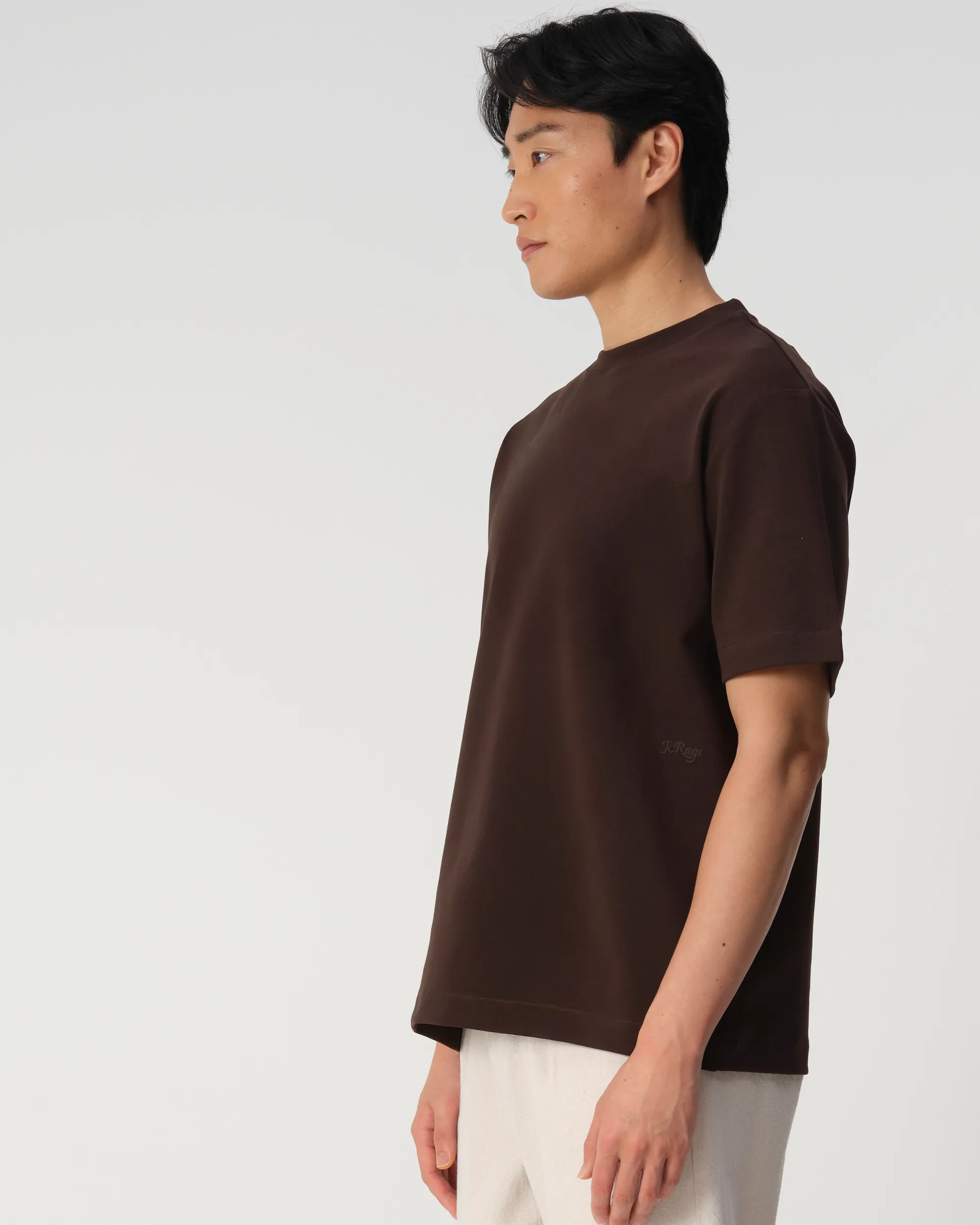 J.C. RAGS T-shirt Korte mouw Mole dark brown 093532-007-S