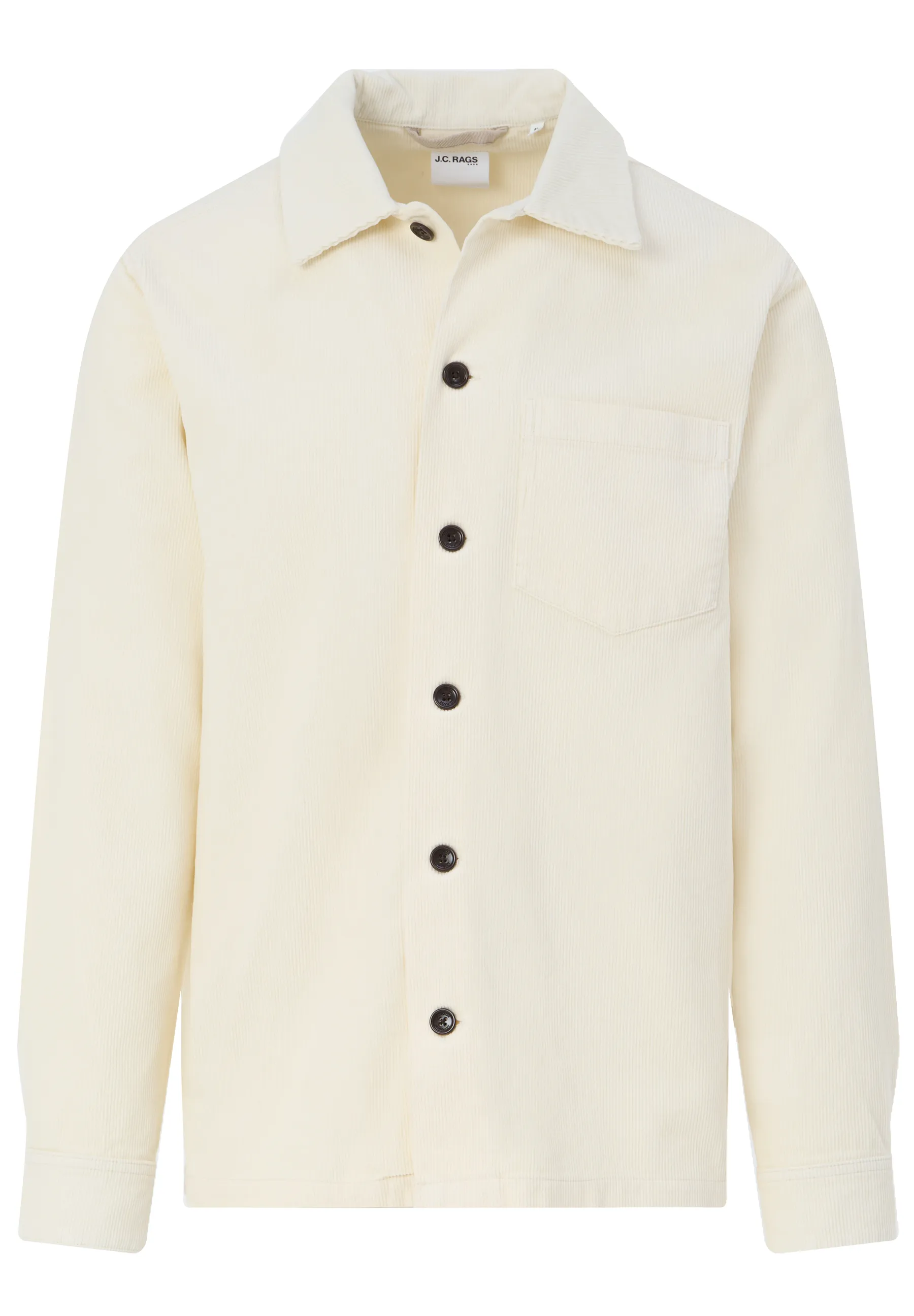 J.C. RAGS Roux Overshirt Coconut milk 093558-001-L