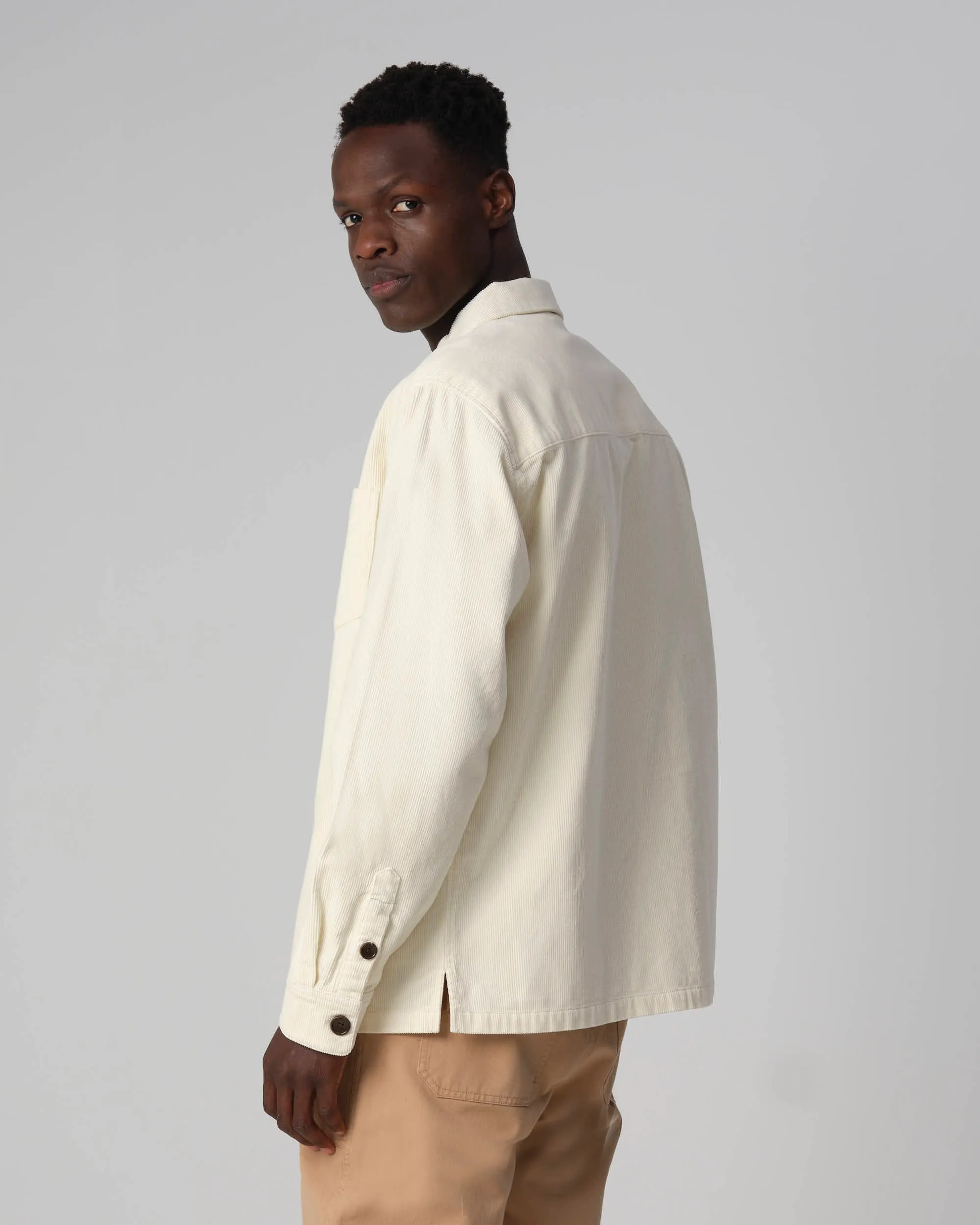 J.C. RAGS Roux Overshirt Coconut milk 093558-001-L