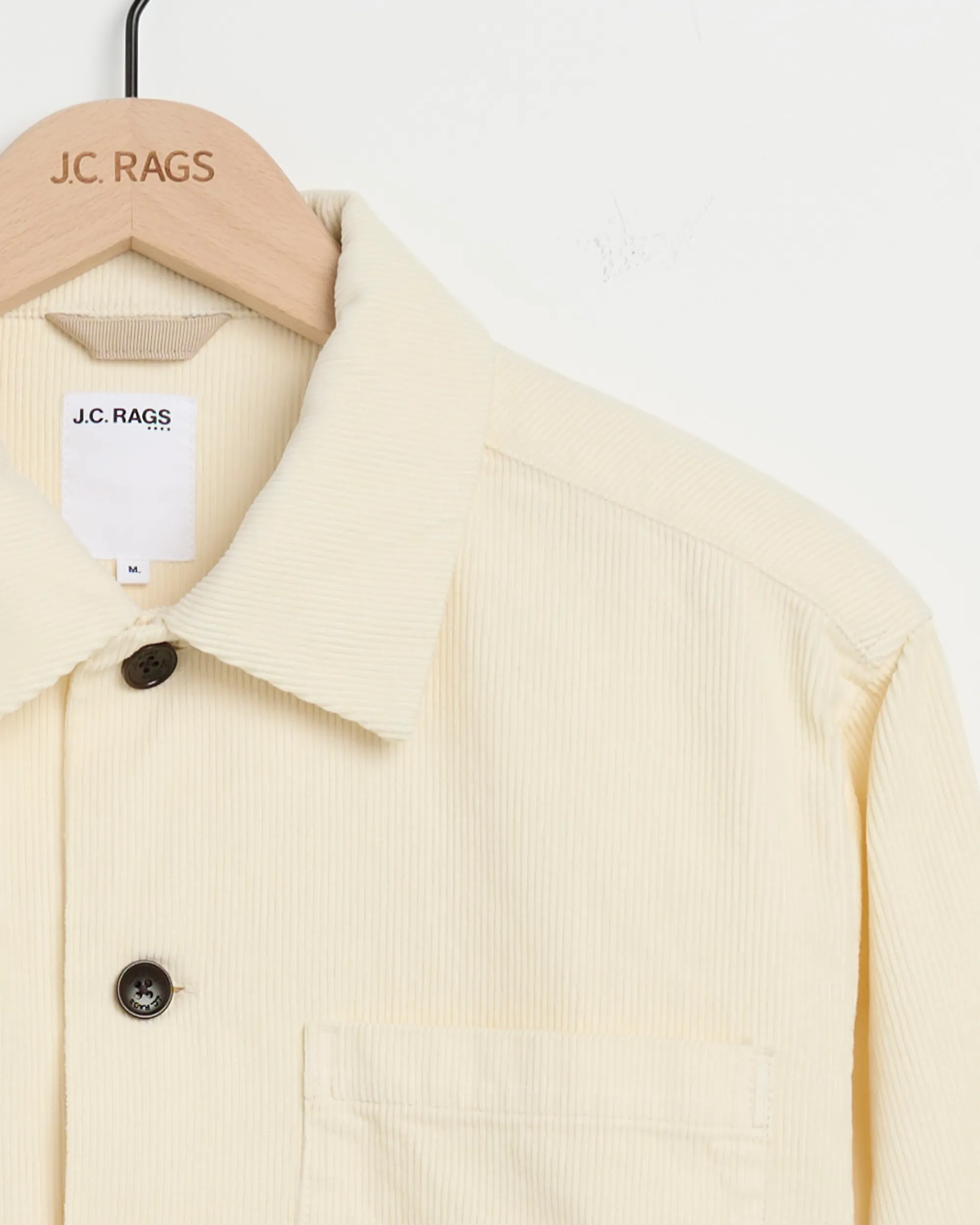 J.C. RAGS Roux Overshirt Coconut milk 093558-001-L
