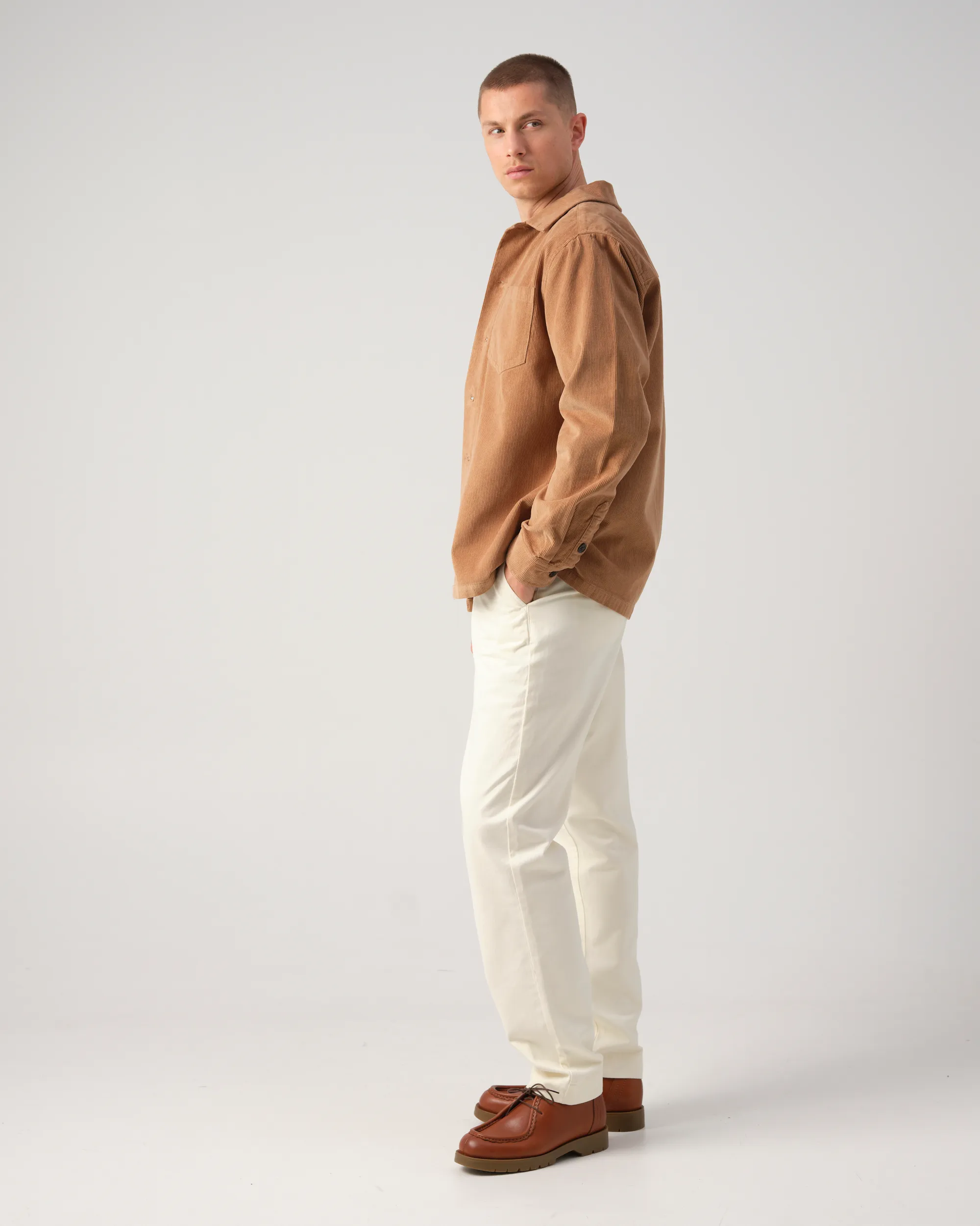 J.C. RAGS Roux Overshirt Toasted coconut 093558-002-L