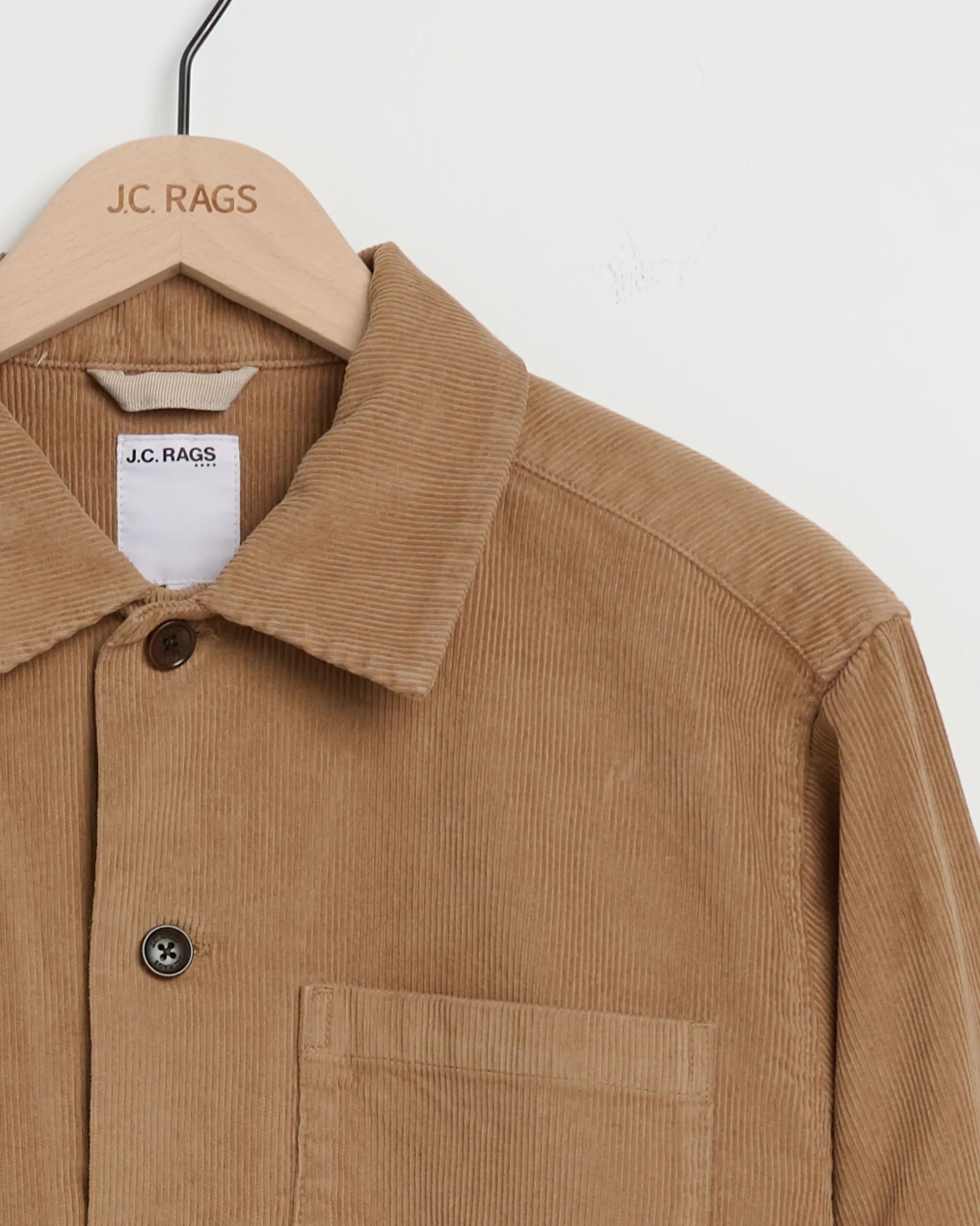J.C. RAGS Roux Overshirt Toasted coconut 093558-002-L