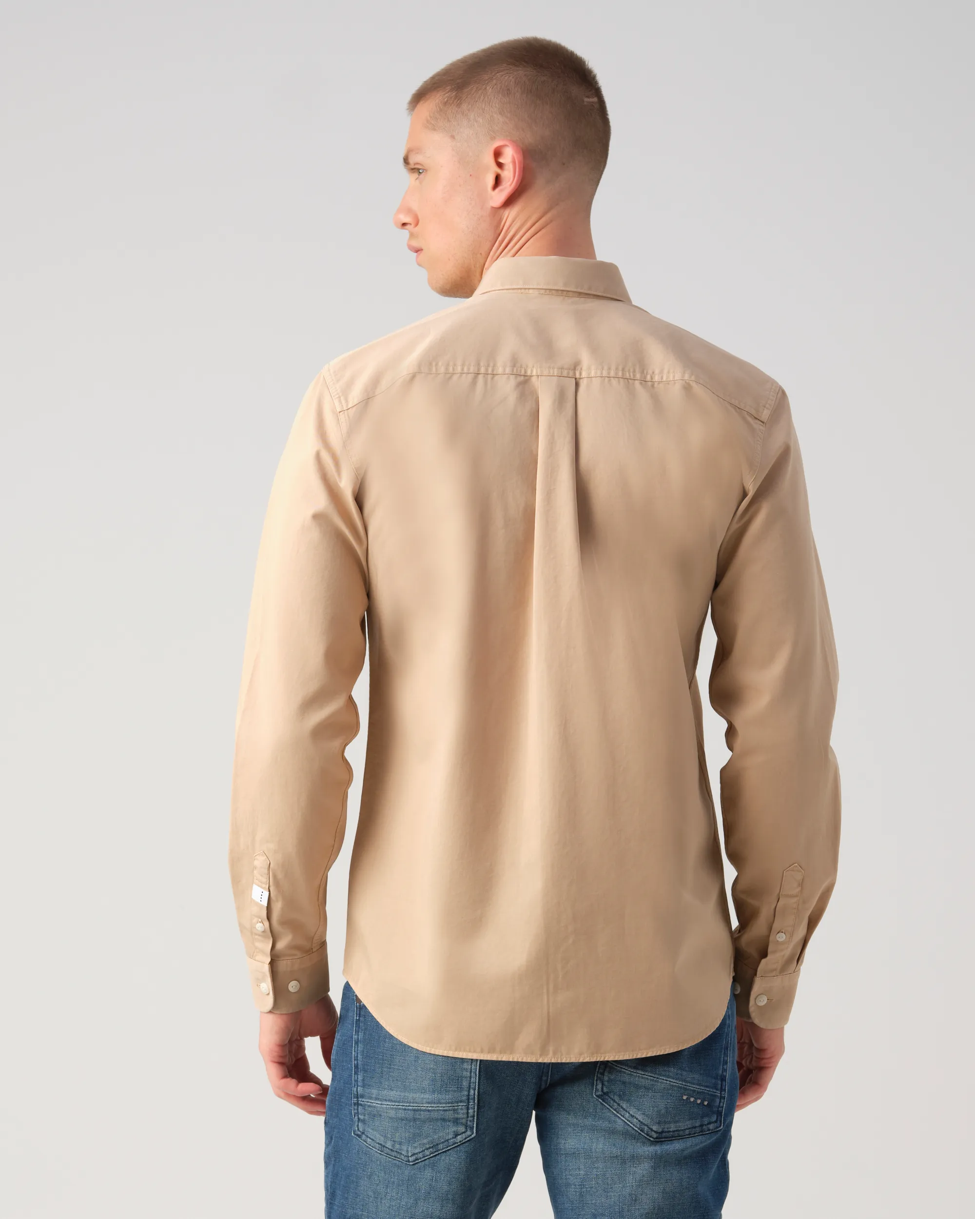 J.C. RAGS Rexton Casual Overhemd LM Nomad 093568-004-L