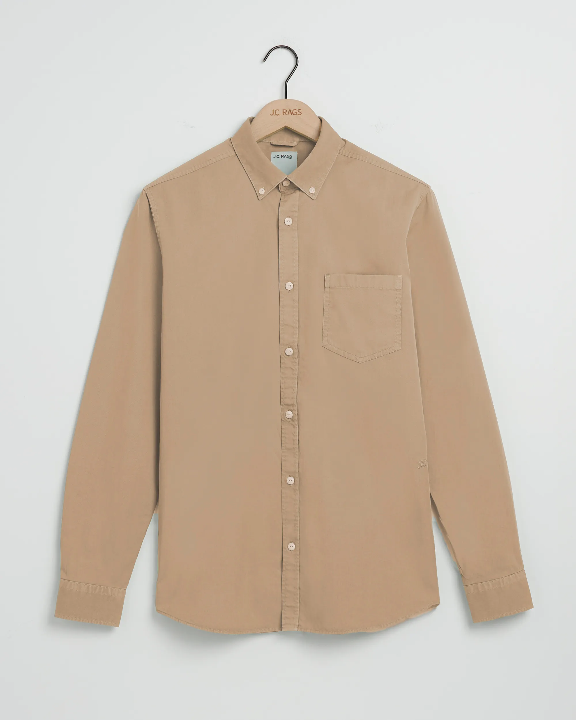 J.C. RAGS Rexton Casual Overhemd LM Nomad 093568-004-L