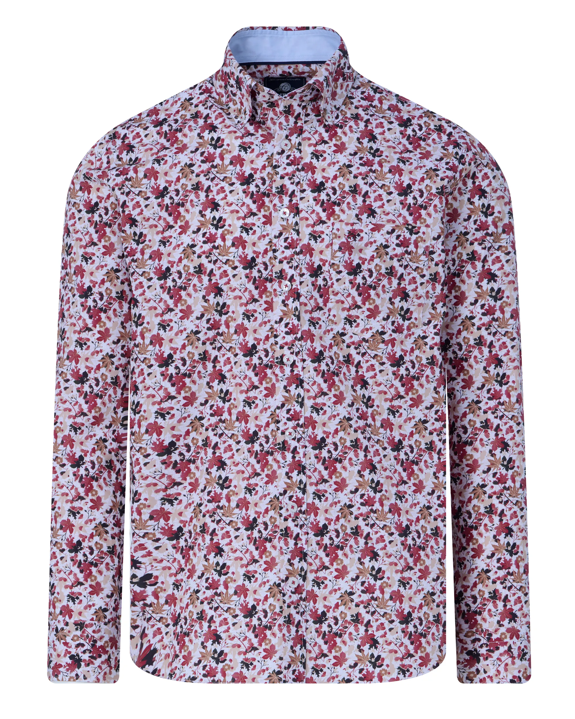 Campbell Casual Overhemd LM Toasted coconut 093591-001-L