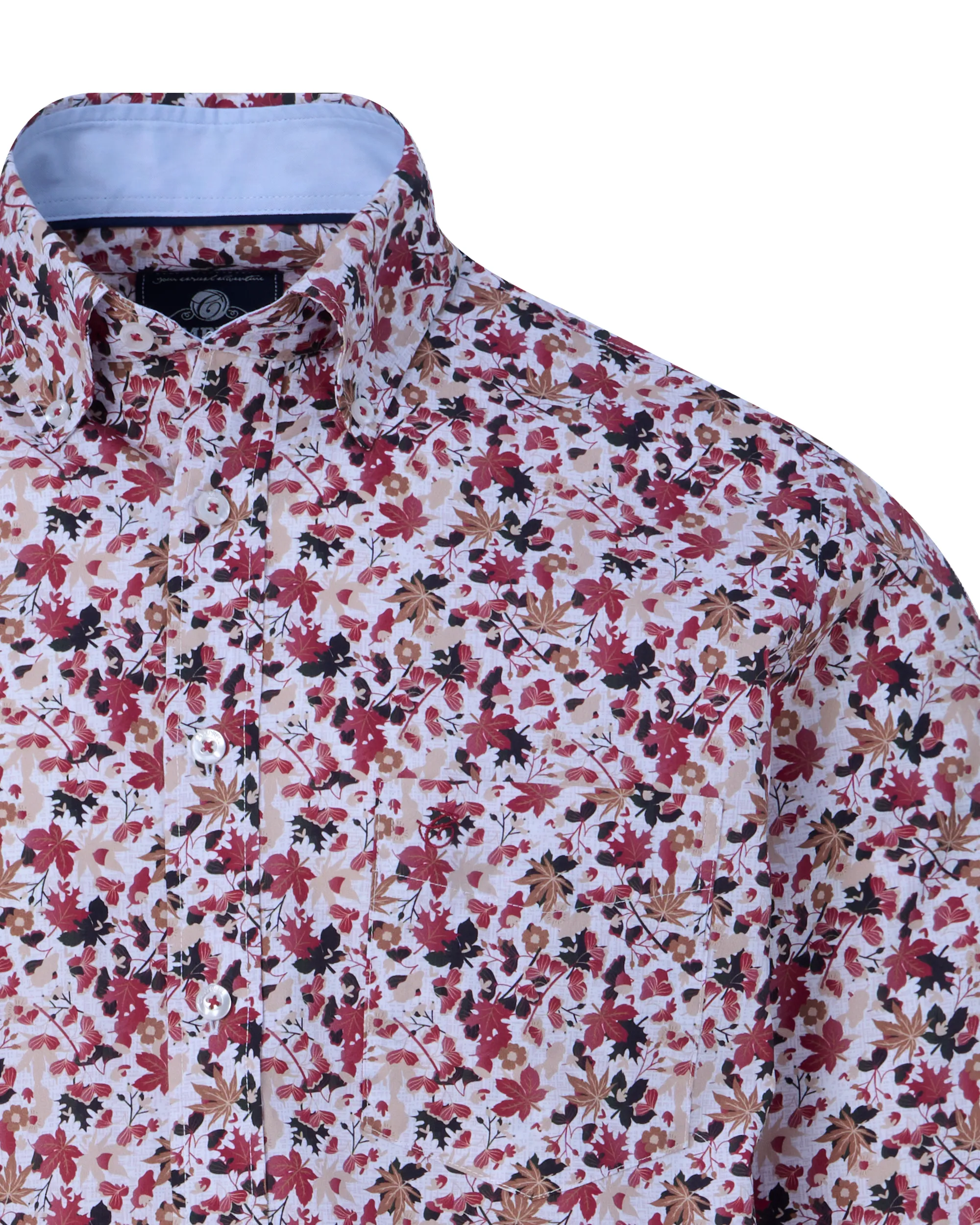 Campbell Casual Overhemd LM Toasted coconut 093591-001-L