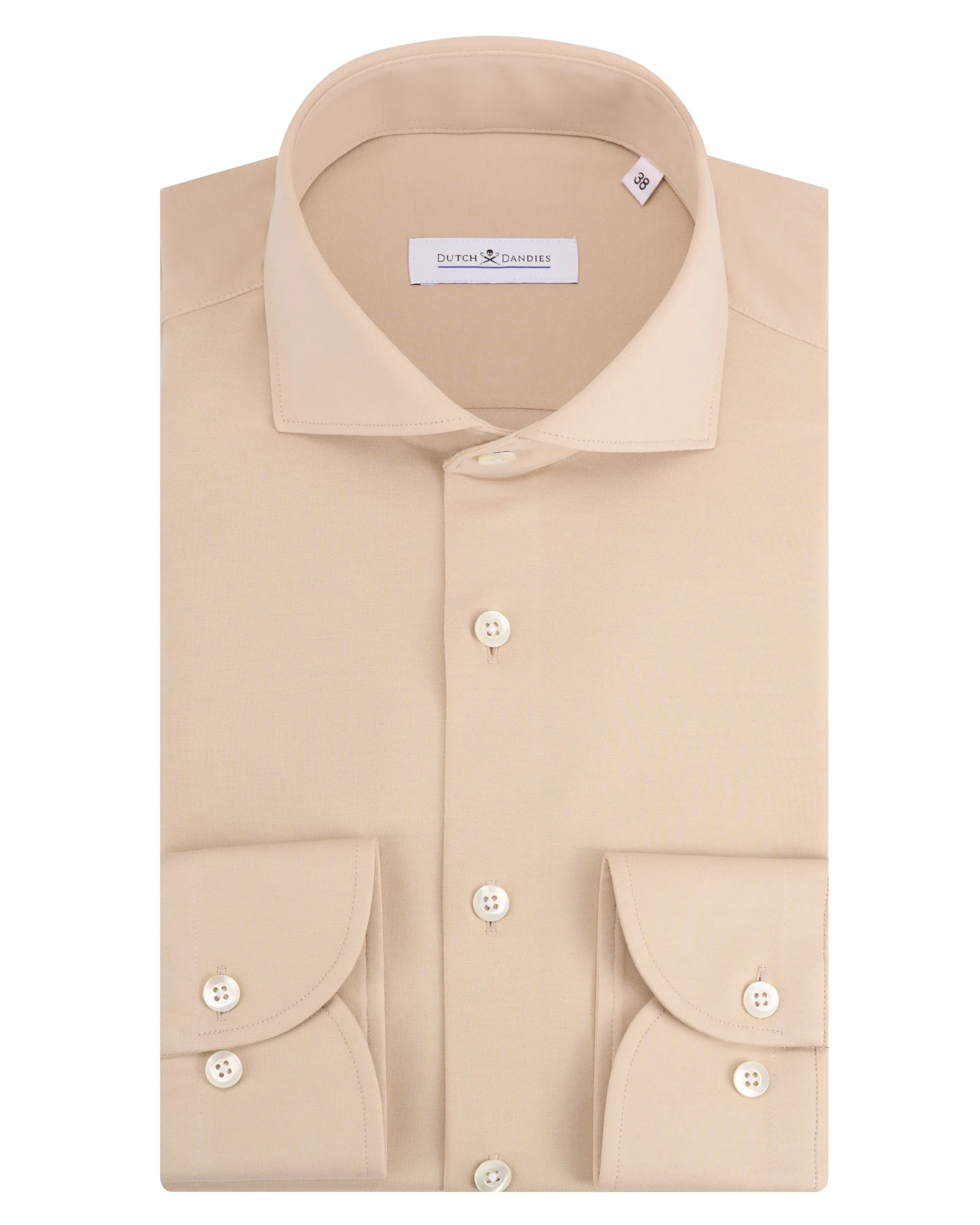 Dutch Dandies Windsor Overhemd LM Sand 093596-002-39
