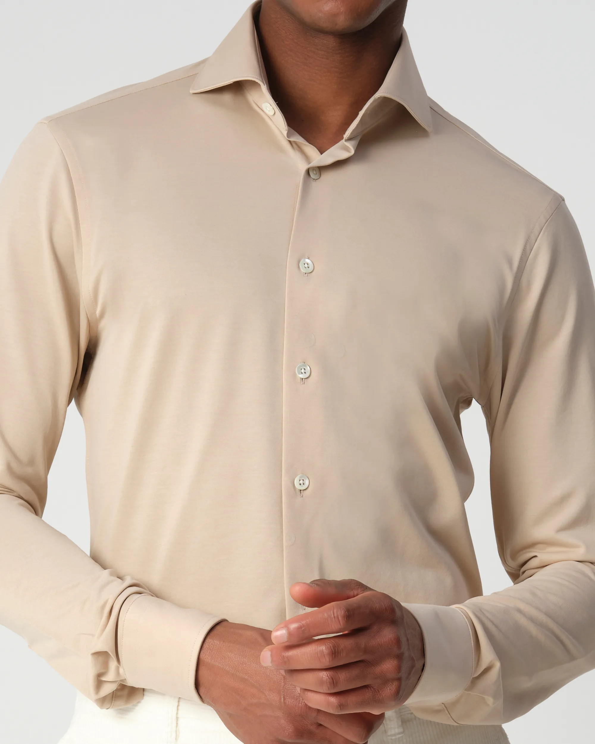 Dutch Dandies Windsor Overhemd LM Sand 093596-002-39