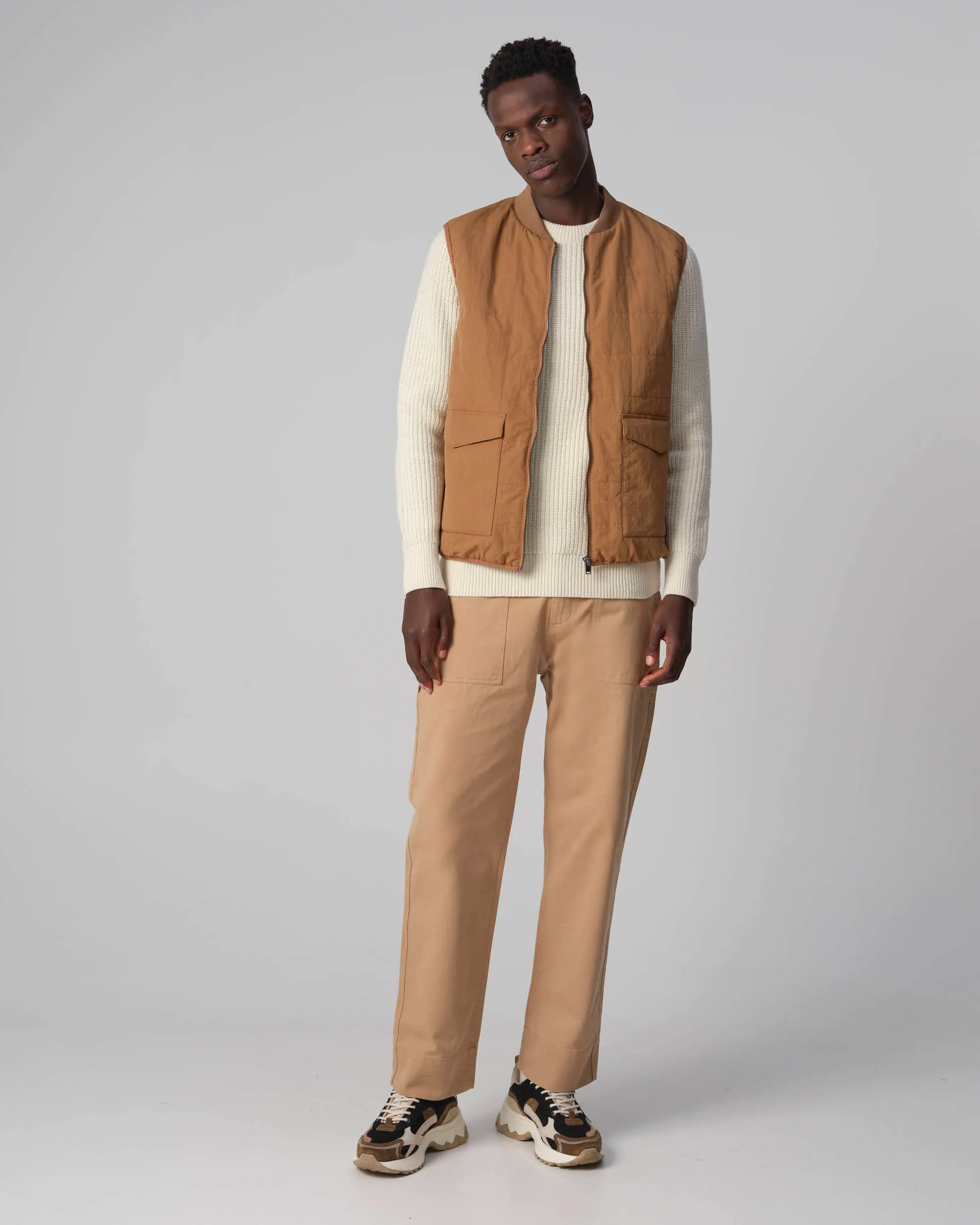 J.C. RAGS Rafe Bodywarmer Toasted coconut 093600-002-L