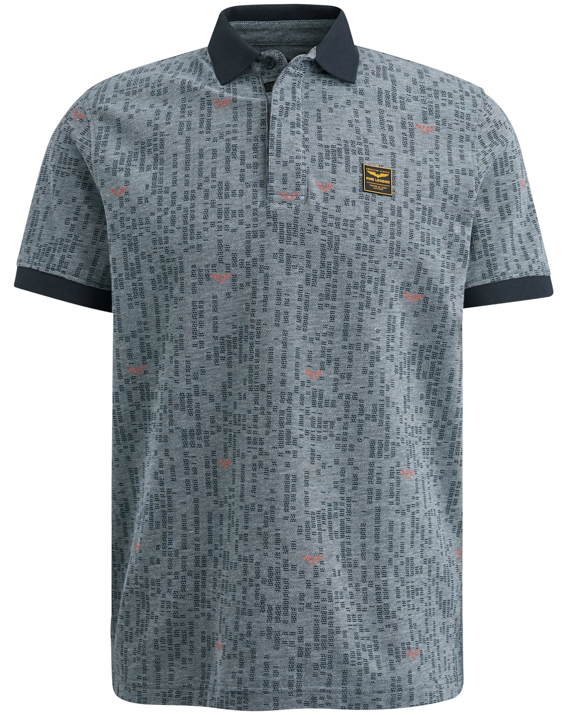 PME Legend Polo Korte mouw Blauw 093631-001-L
