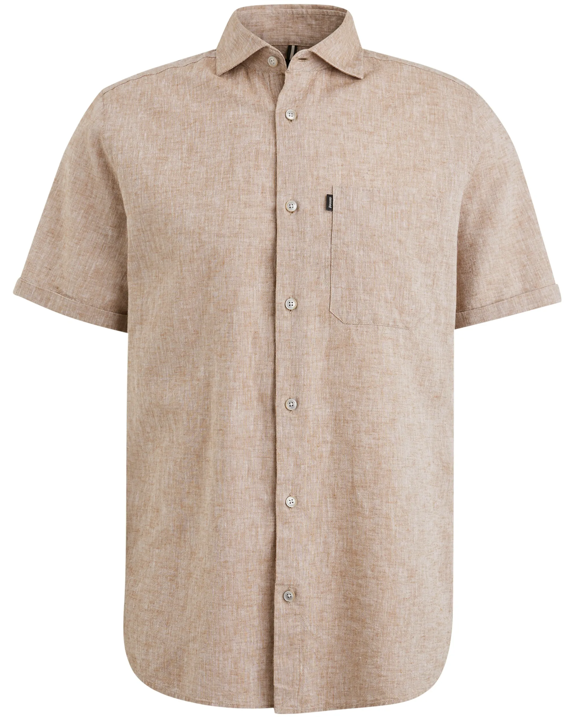 Vanguard Casual Overhemd KM Bruin 093751-001-M