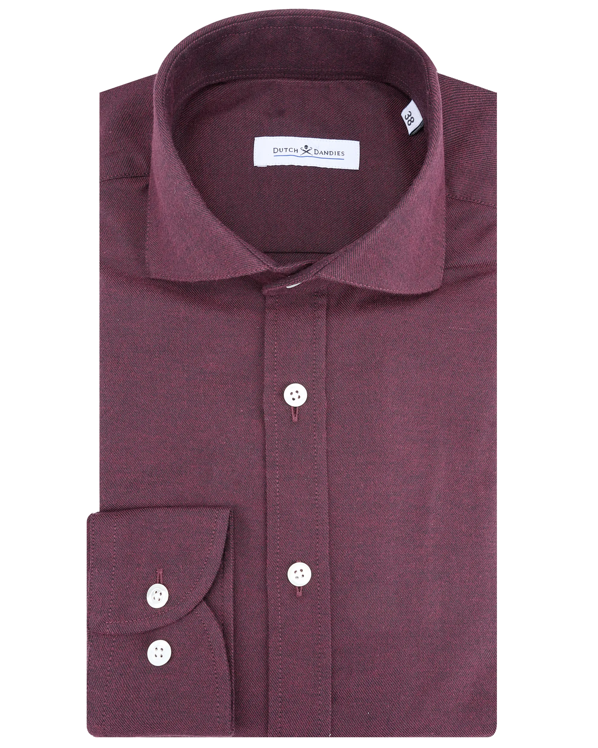 Dutch Dandies Windsor Overhemd LM Cabernet 094000-003-37