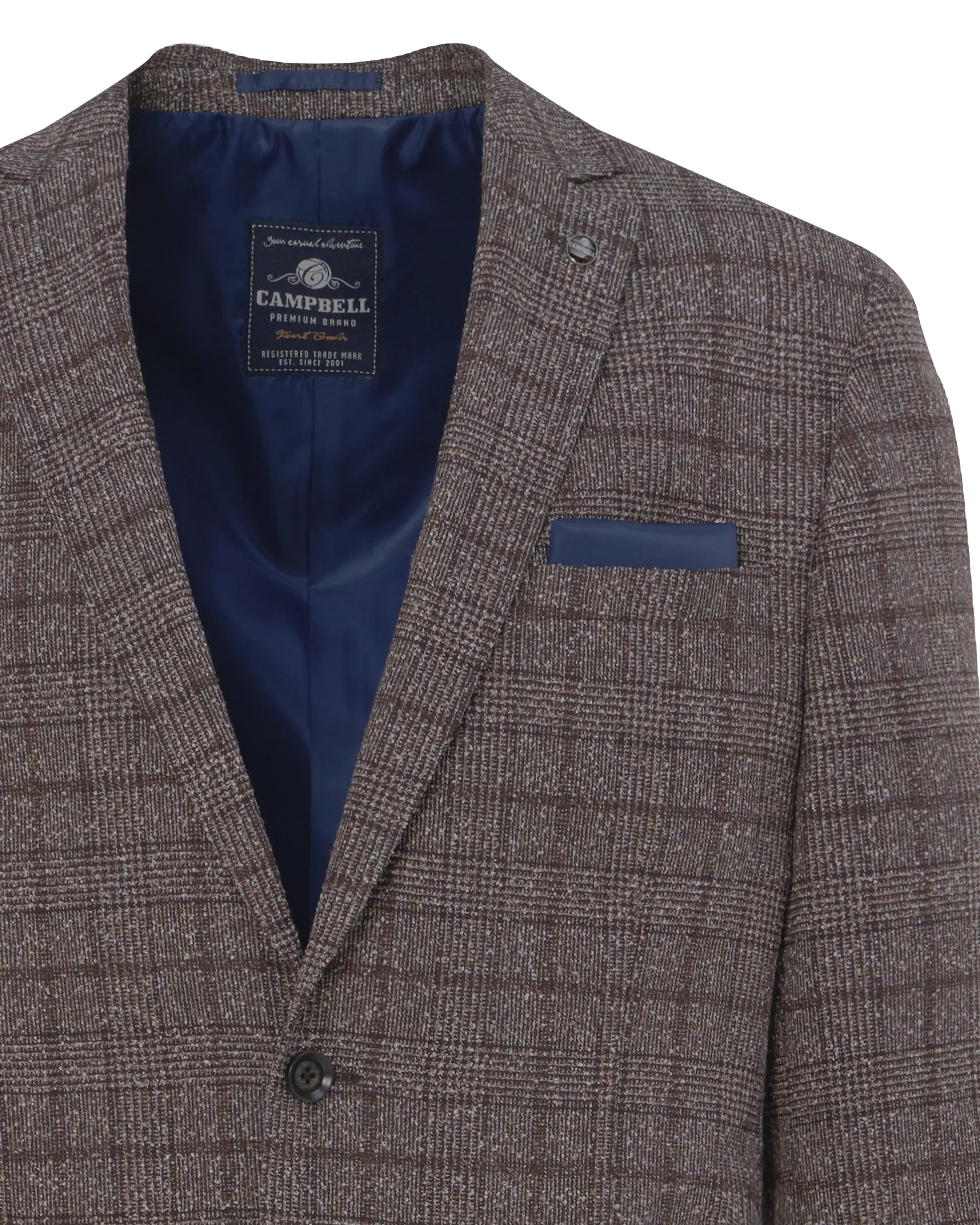 Campbell Colbert Bruin grote ruit 094001-002-46