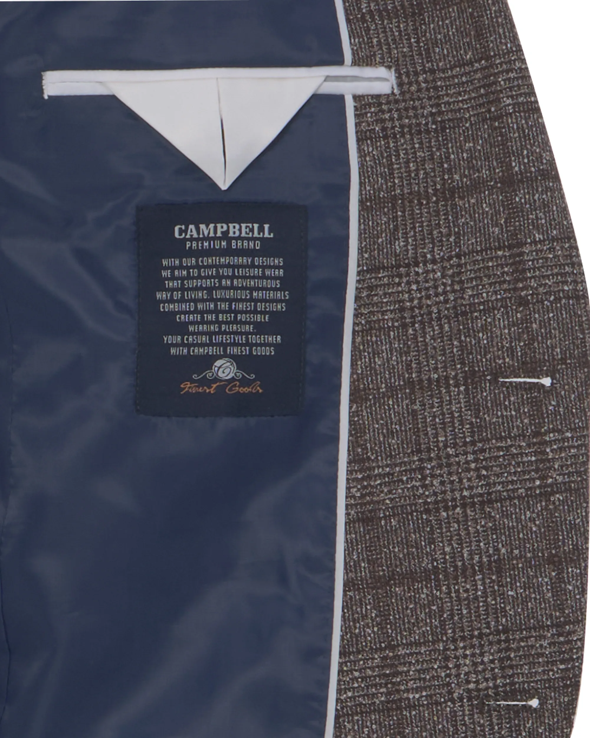 Campbell Colbert Bruin grote ruit 094001-002-46