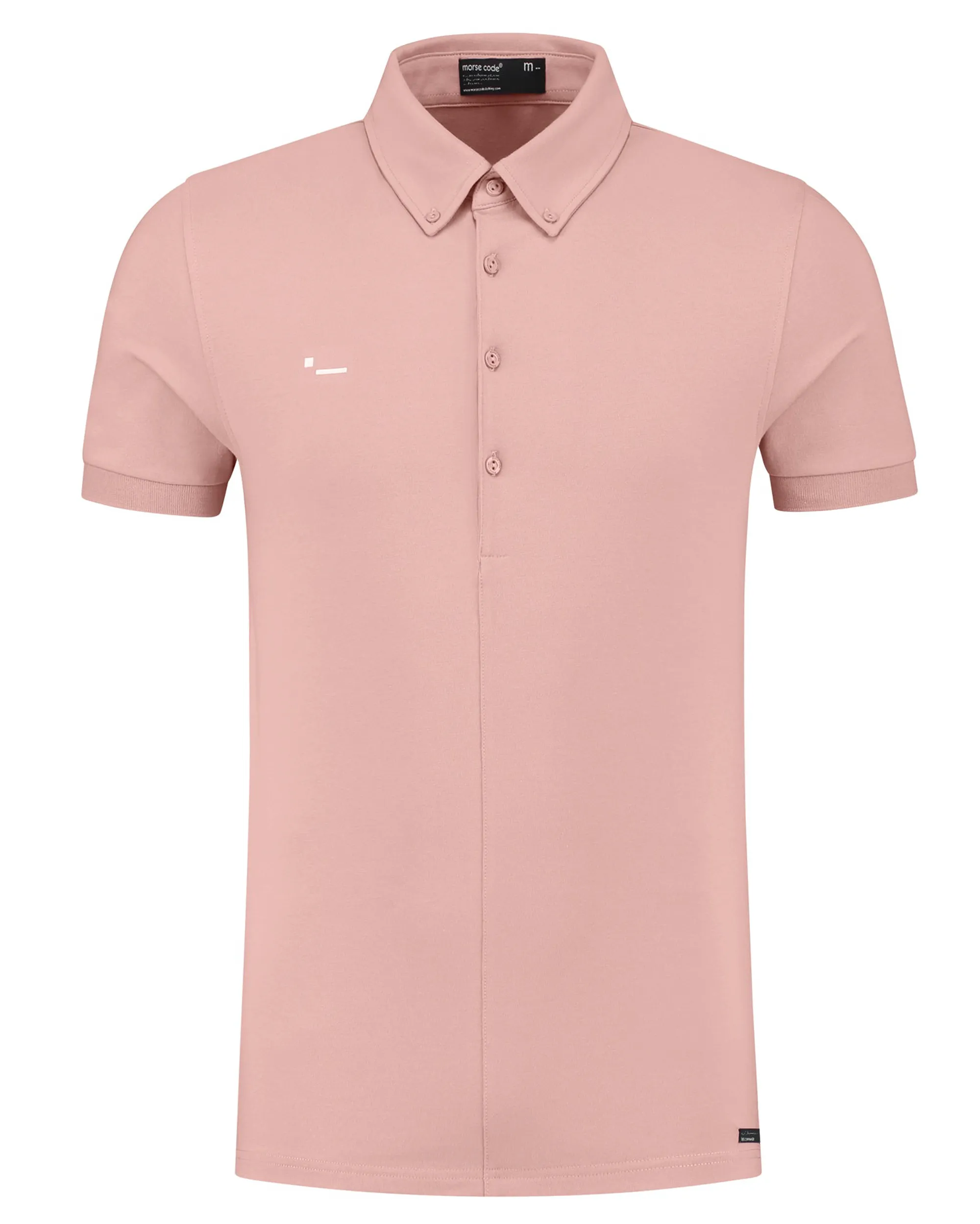 Morse Code Polo KM Roze 094329-001-L