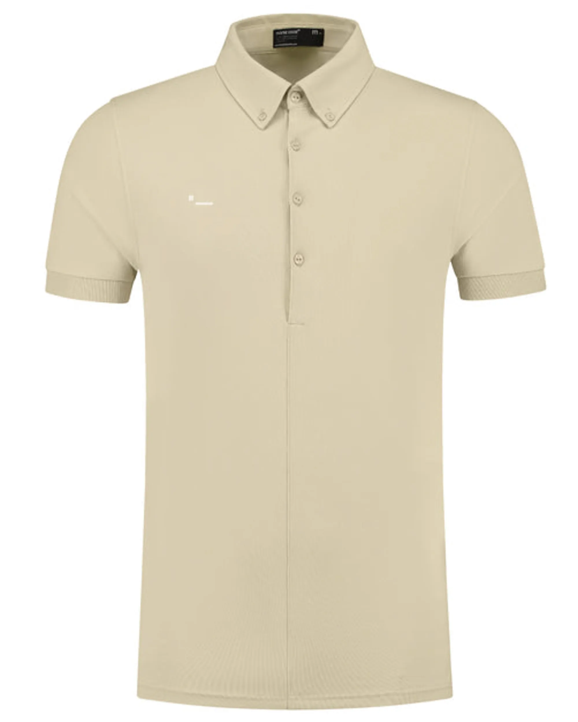 Morse Code Polo KM Beige 094334-001-L
