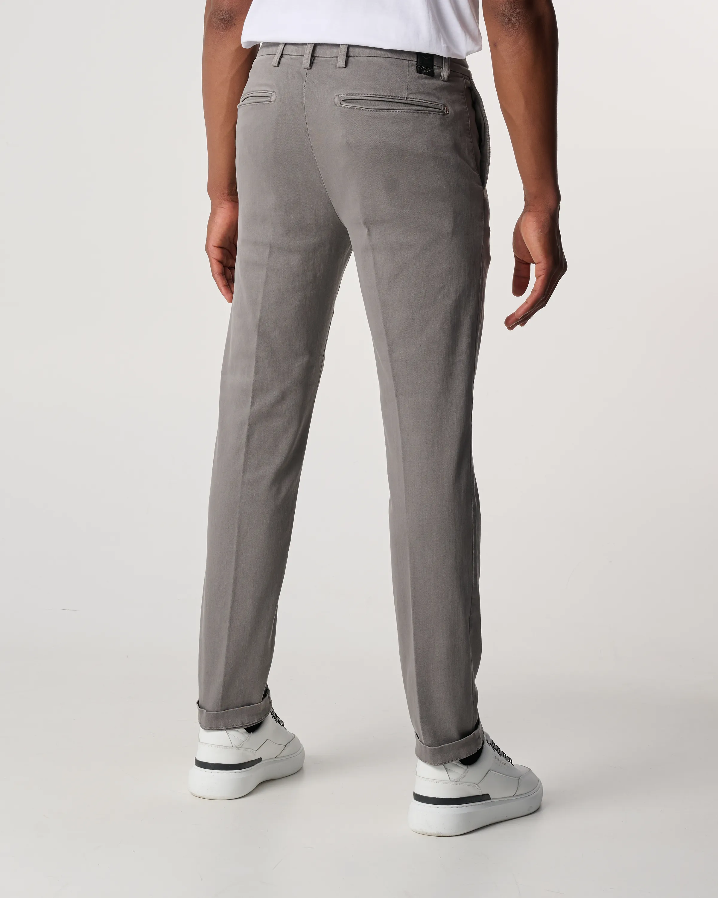 Replay Benni Hyperflex Chino Grijs 094367-001-29/32