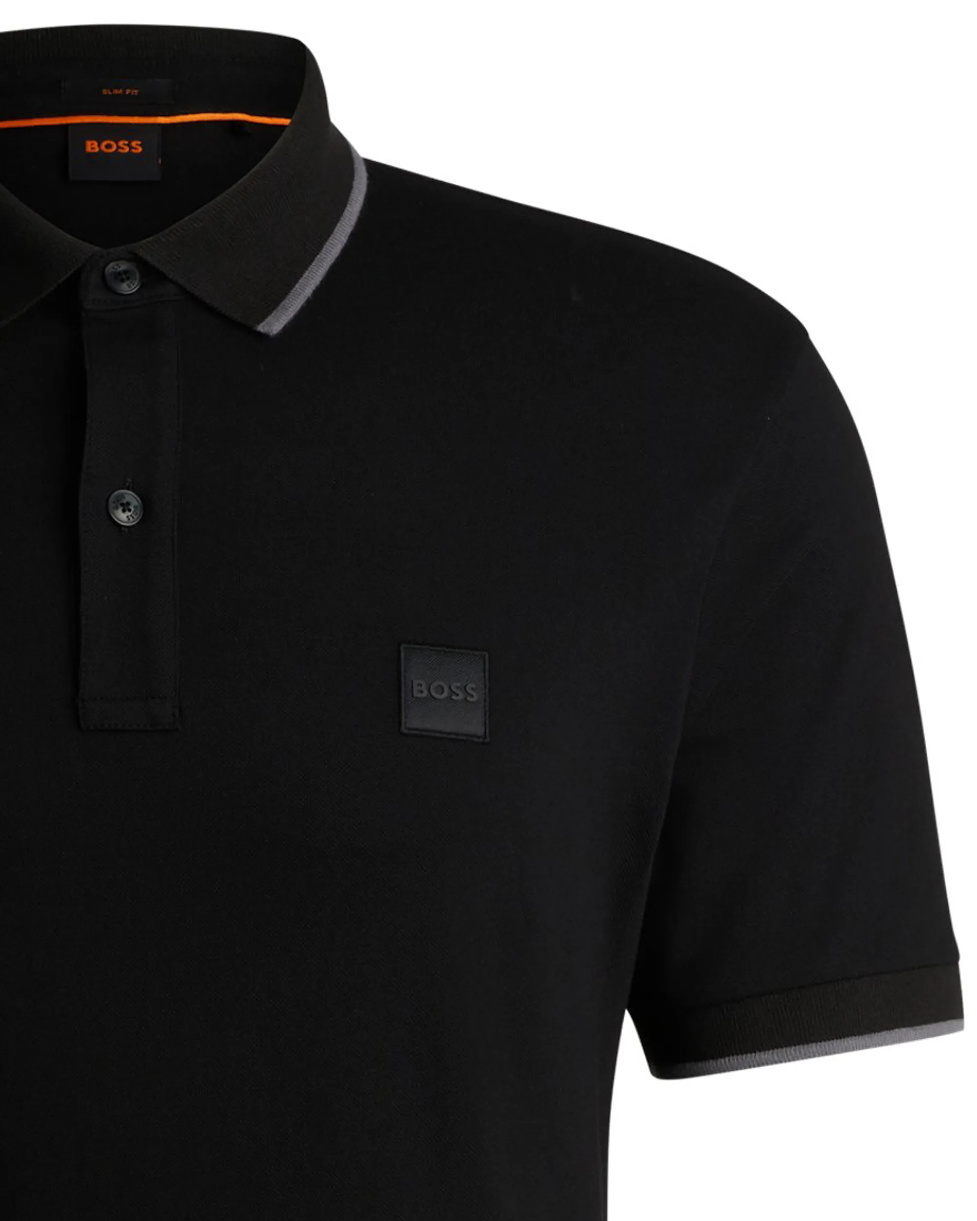 Boss Casual Polo Korte mouw Zwart 094544-001-L