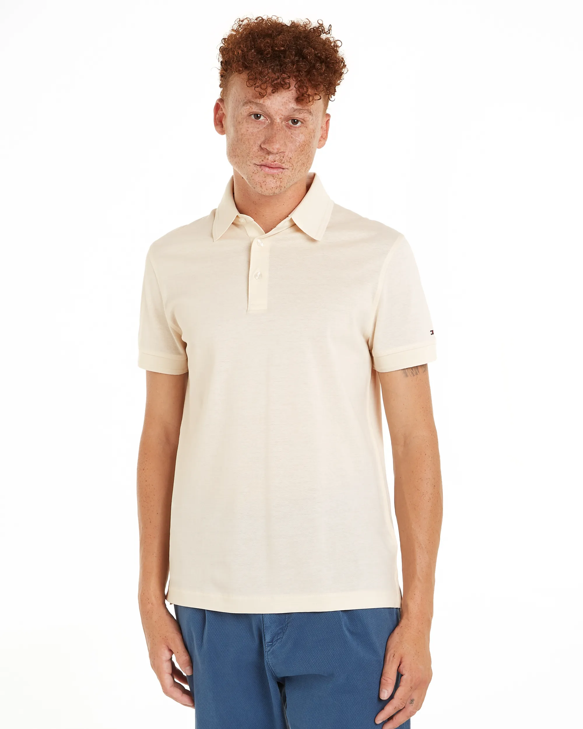 Tommy Hilfiger Menswear Polo KM Beige 094652-001-L