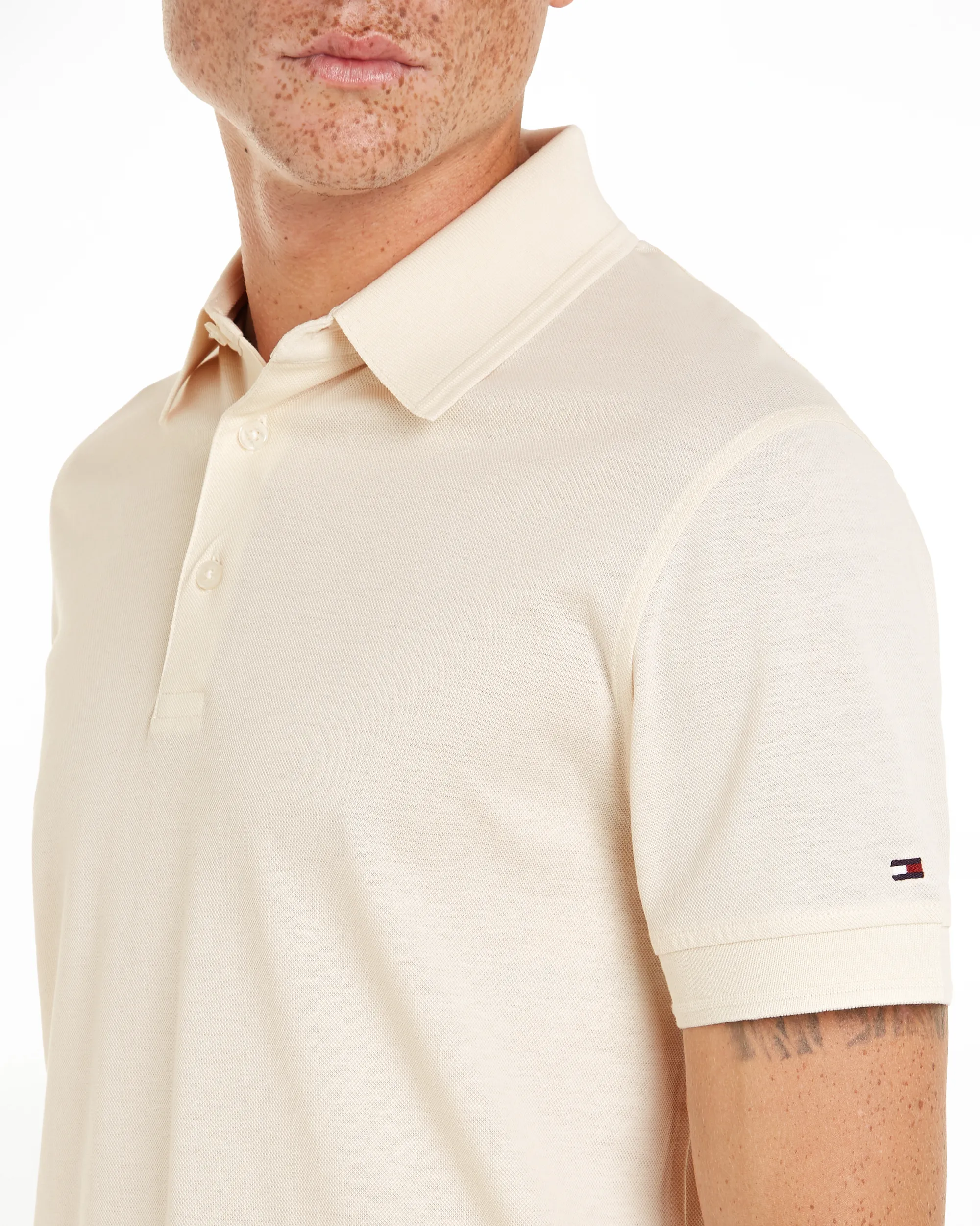 Tommy Hilfiger Menswear Polo KM Beige 094652-001-L