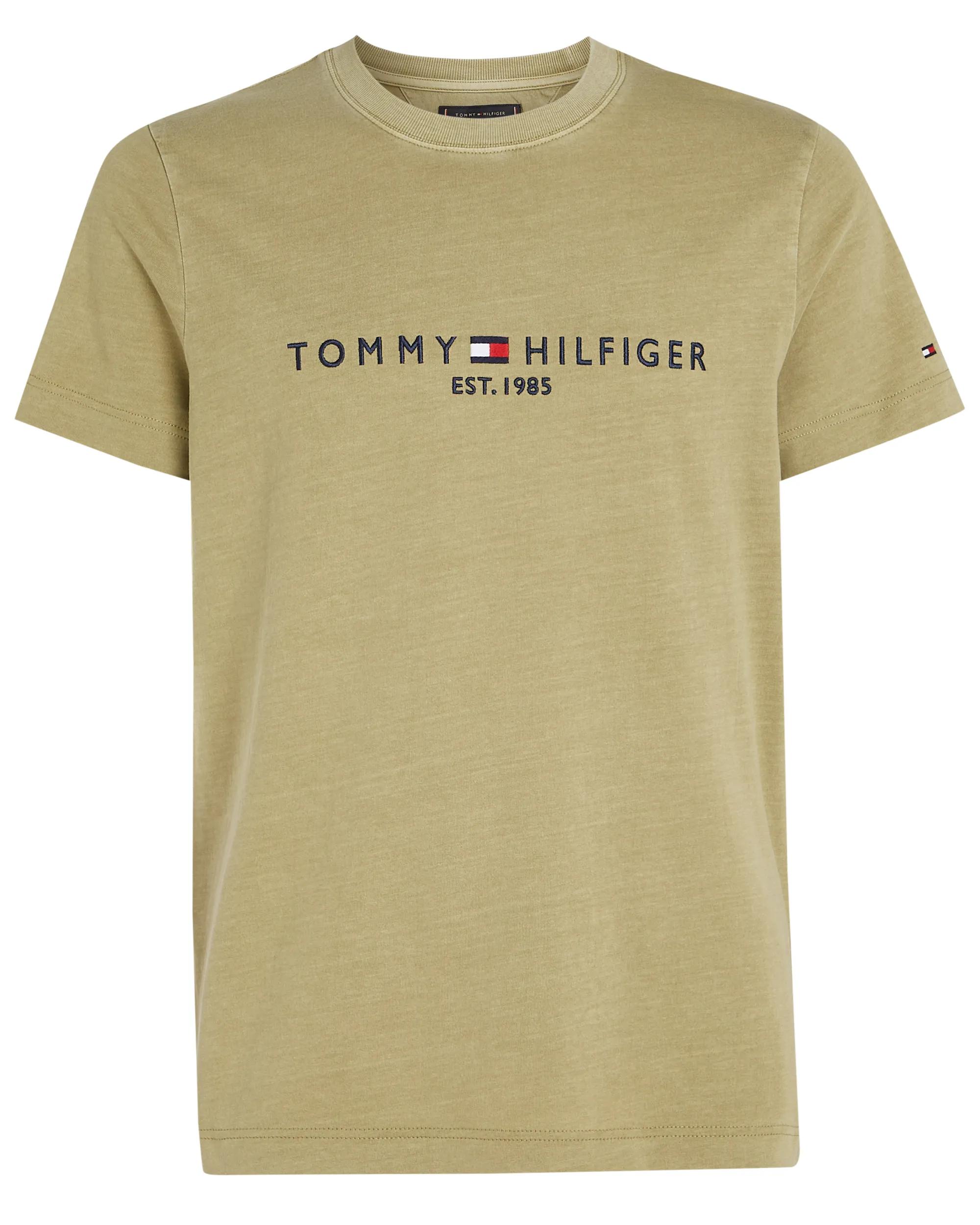 Tommy Hilfiger Menswear T-shirt KM Groen 094681-001-L