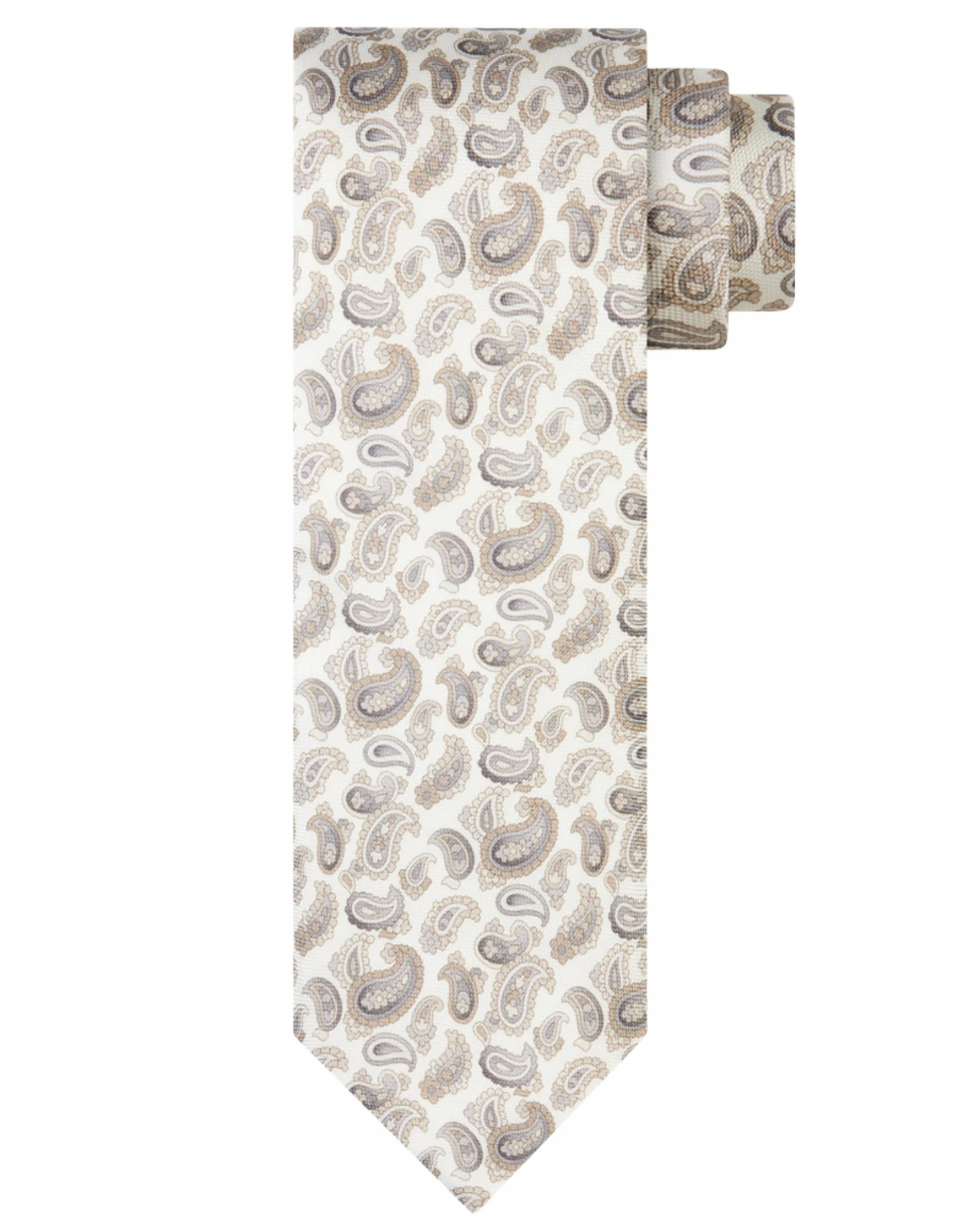 Profuomo Stropdas Licht bruin 094739-001-0