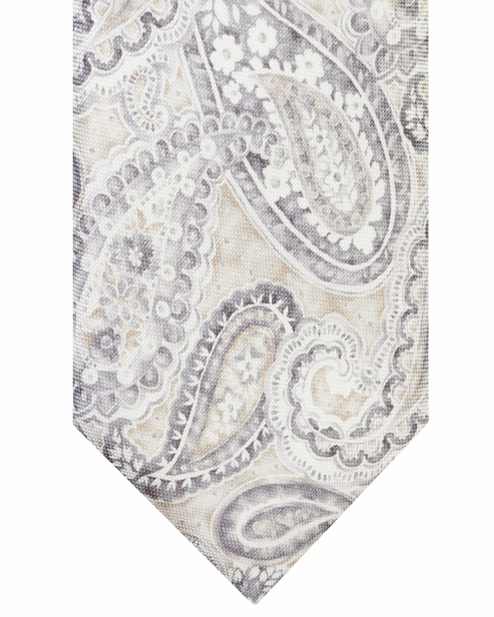 Profuomo Stropdas Licht bruin 094742-001-0