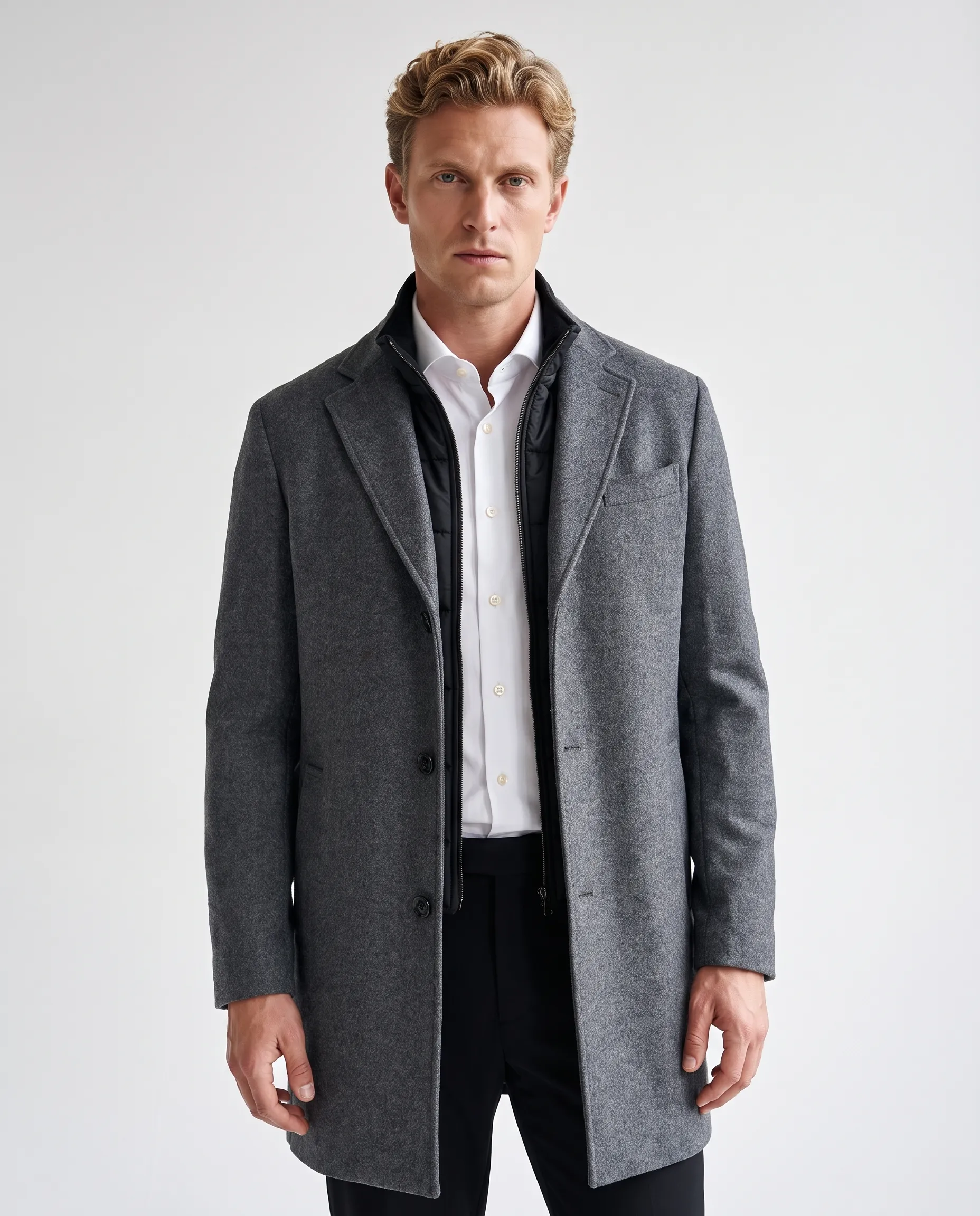 Recall Overcoat Grijs uni 095272-003-56