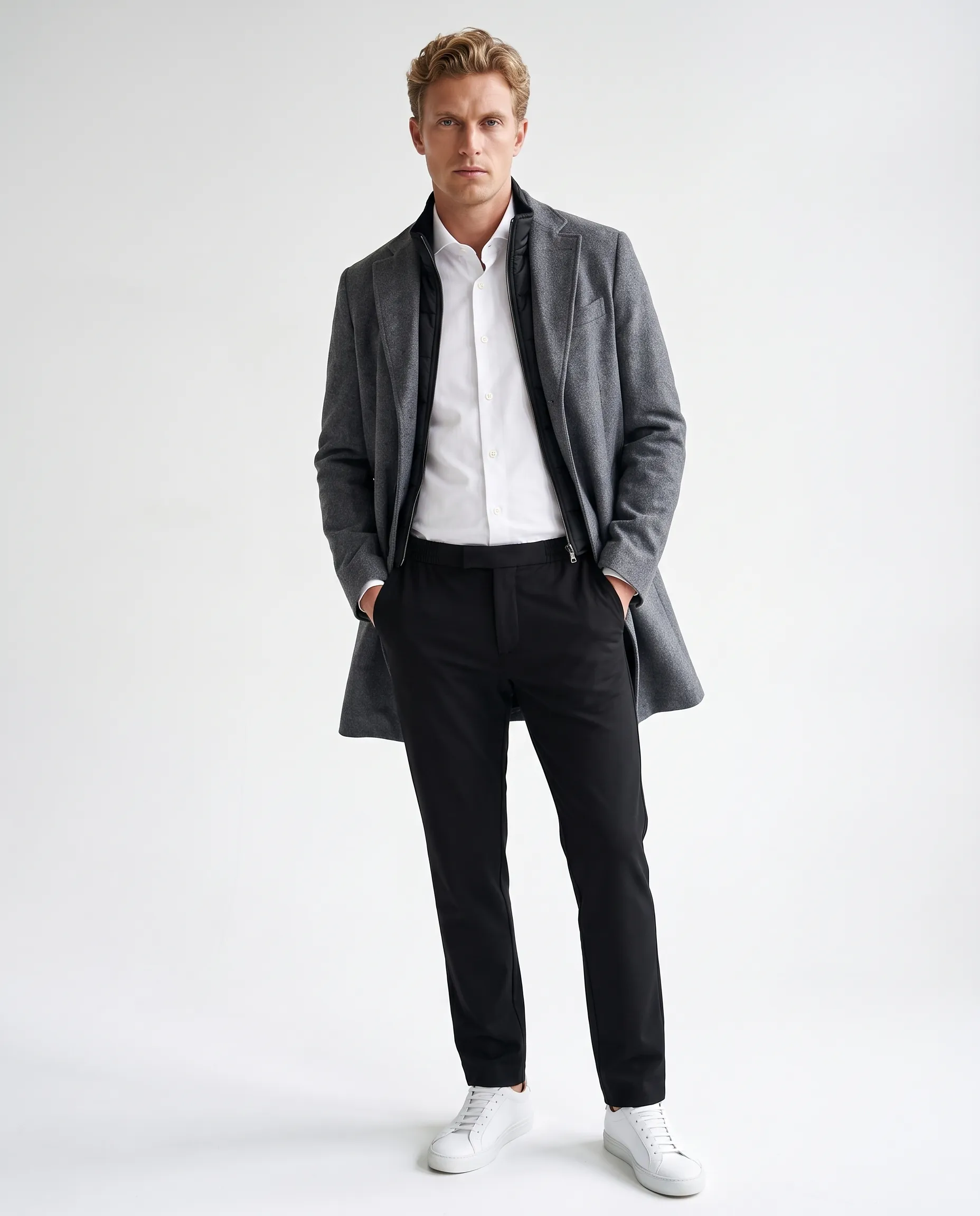 Recall Overcoat Grijs uni 095272-003-56