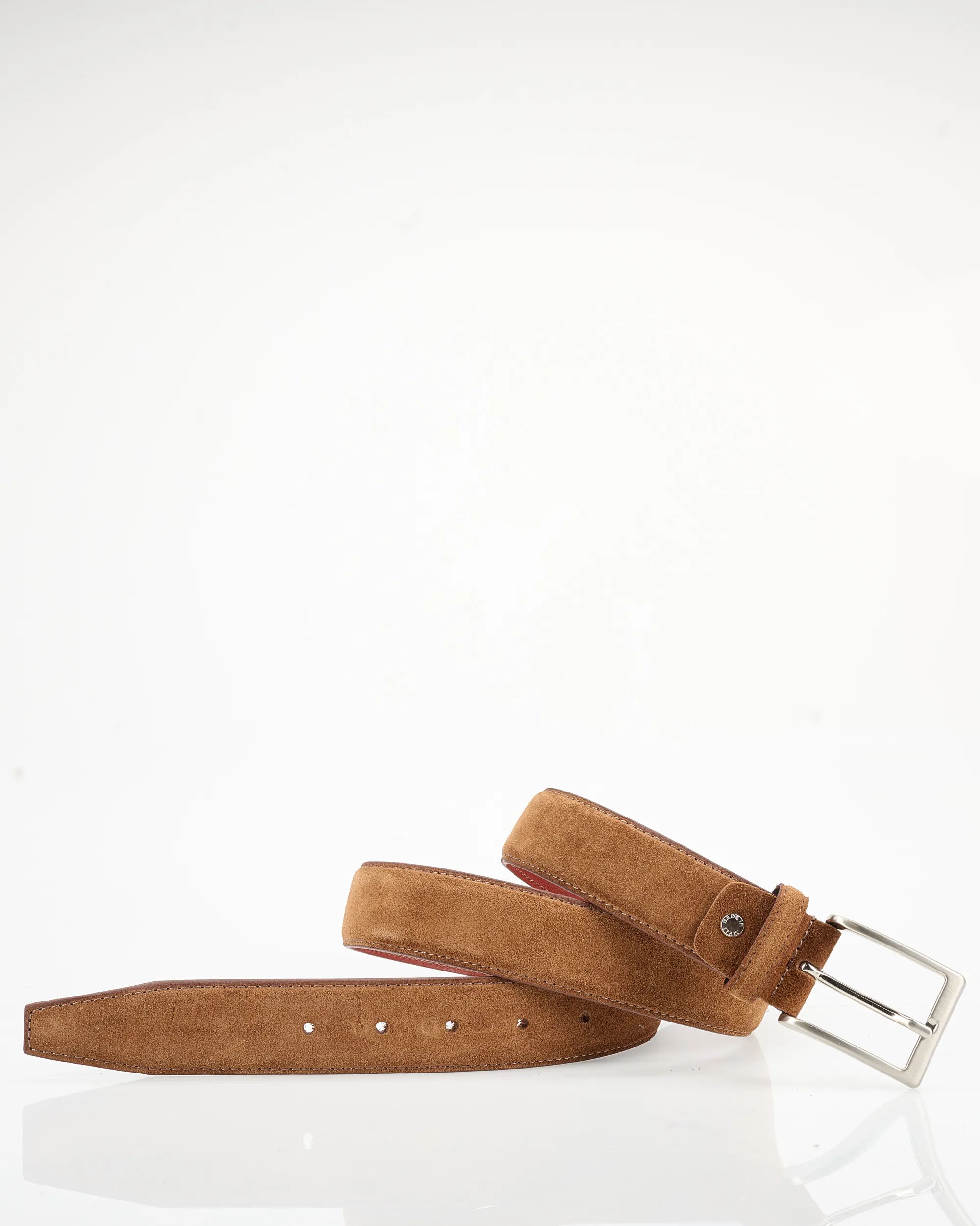 Officine Napoli Geklede riem Bruin 095307-001-105