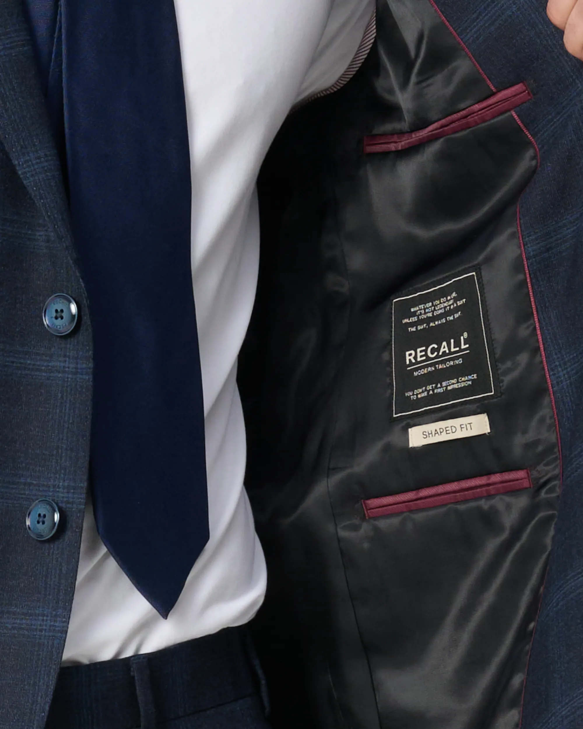 Recall - Pak Navy grote ruit 095314-001-46