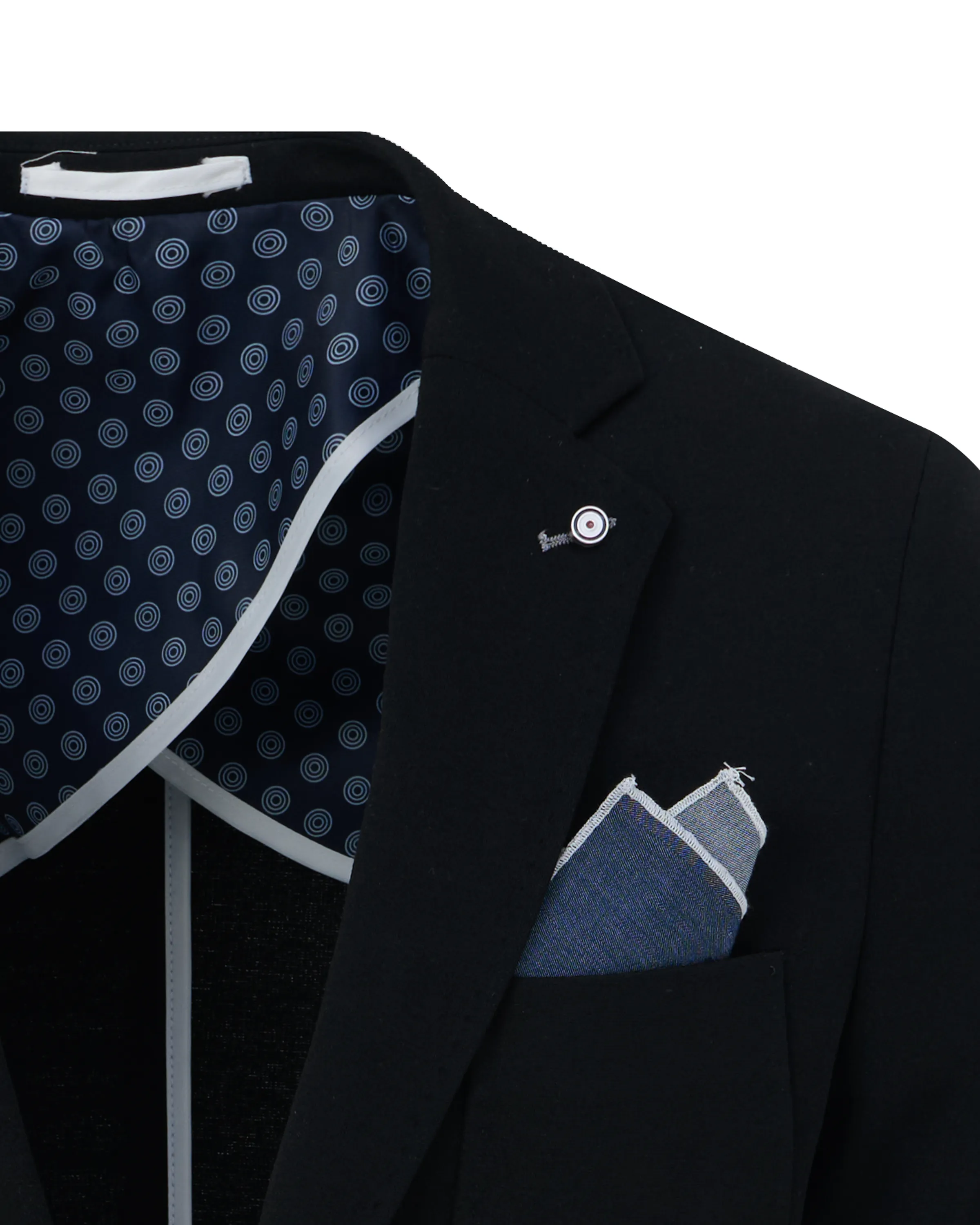 Blue Industry Mix & Match Colbert Zwart 095391-001-46