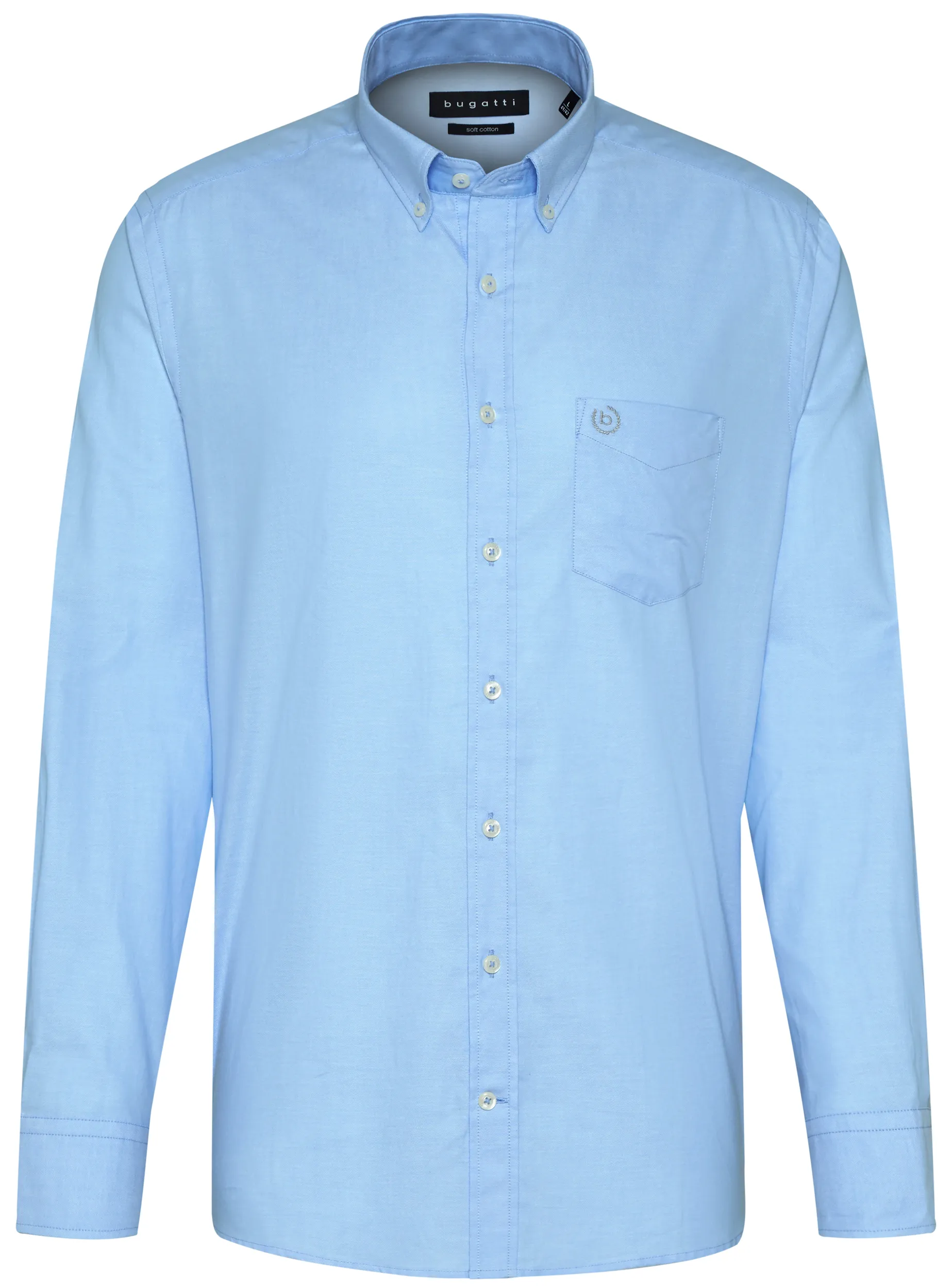 Bugatti clothing Casual Overhemd LM Licht blauw 095417-001-L