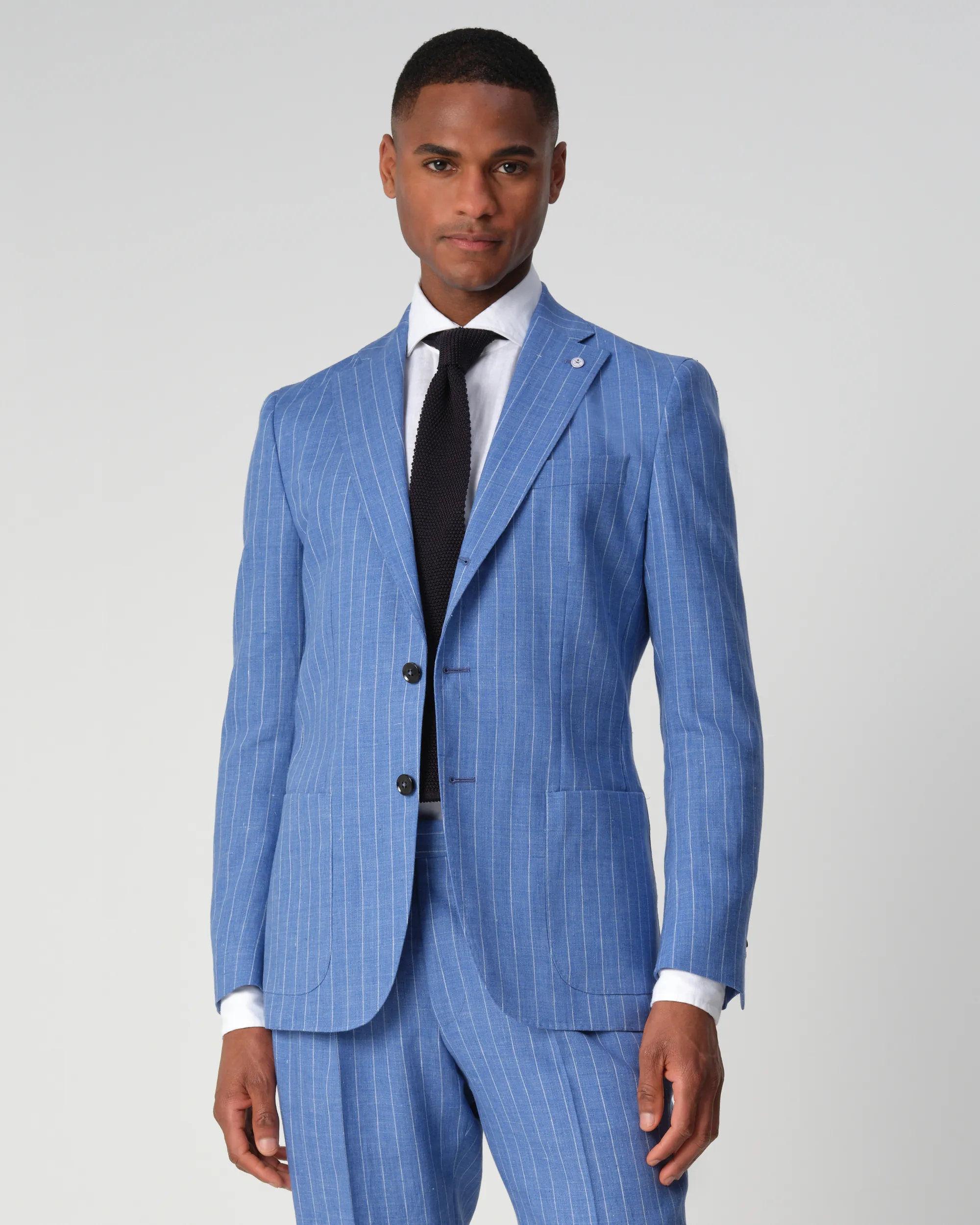Dutch Dandies Mix & Match Colbert Damon Blauw streep 095506-001-46