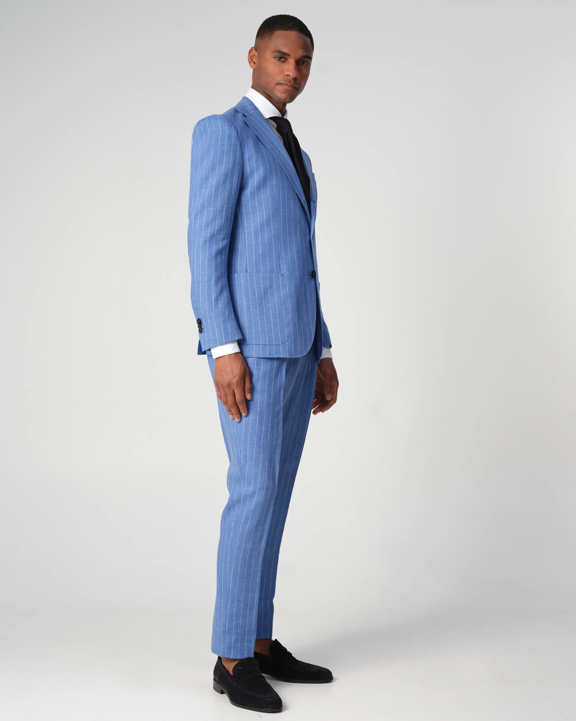 Dutch Dandies Mix & Match Colbert Damon Blauw streep 095506-001-46