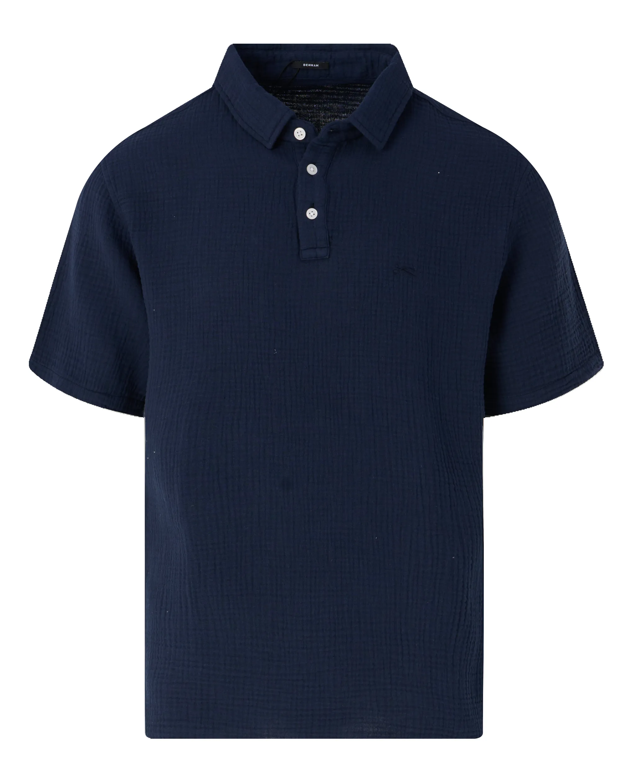 DENHAM Rich Reg Polo KM Blauw 095580-001-L