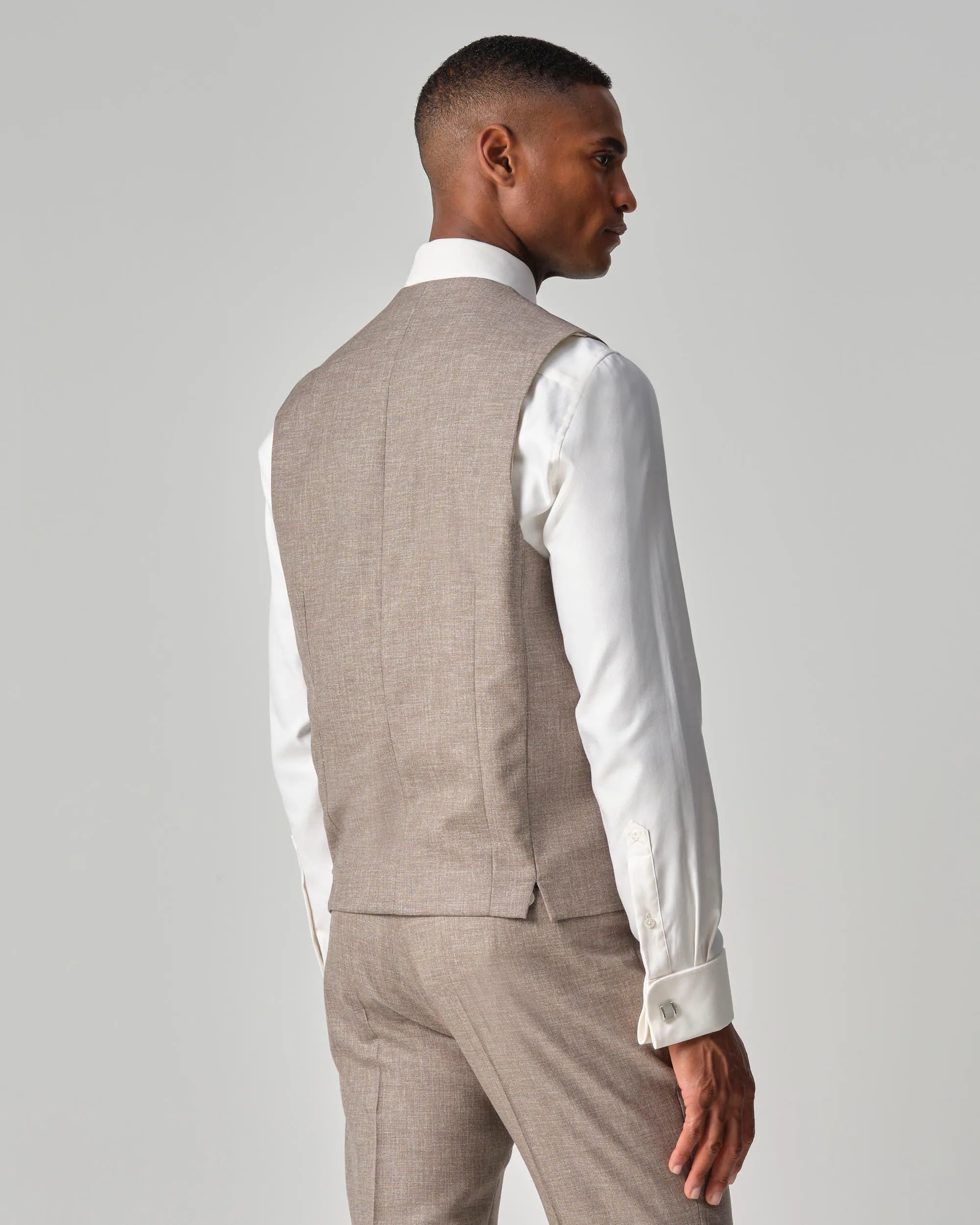 Dutch Dandies Vittorio Gilet Beige uni 095649-003-46
