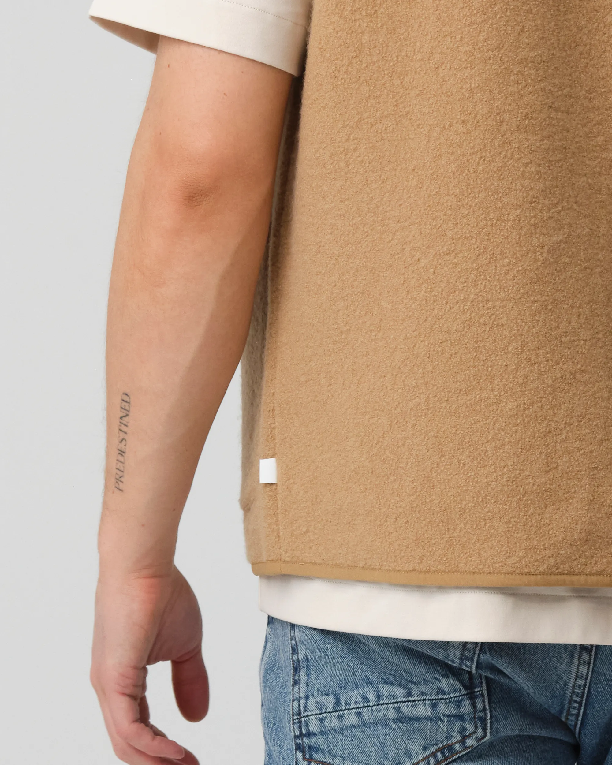 J.C. RAGS Rockwell Mouwloos Vest Toasted coconut 095745-002-3XL