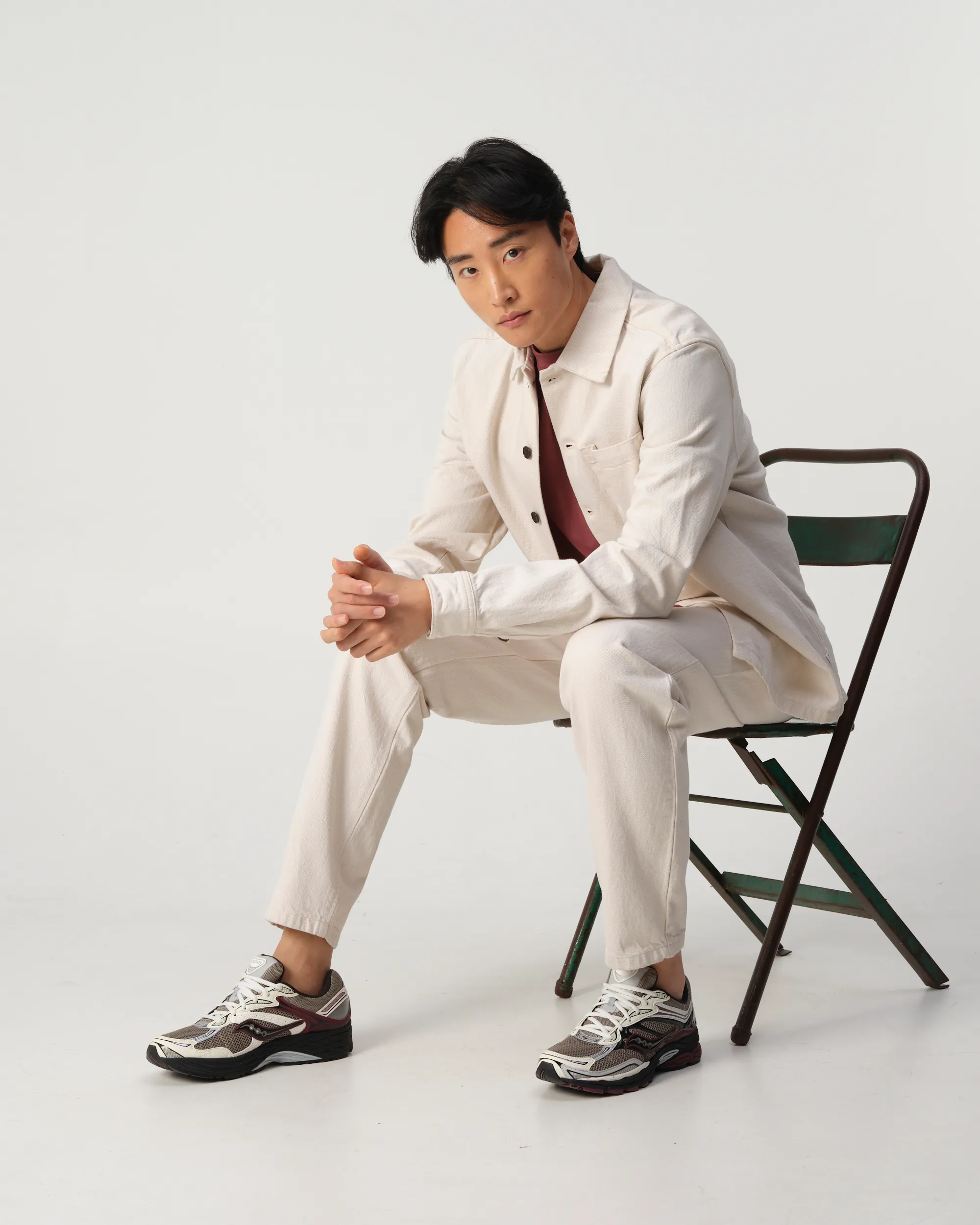 J.C. RAGS Overshirt Ecru 095863-001-L