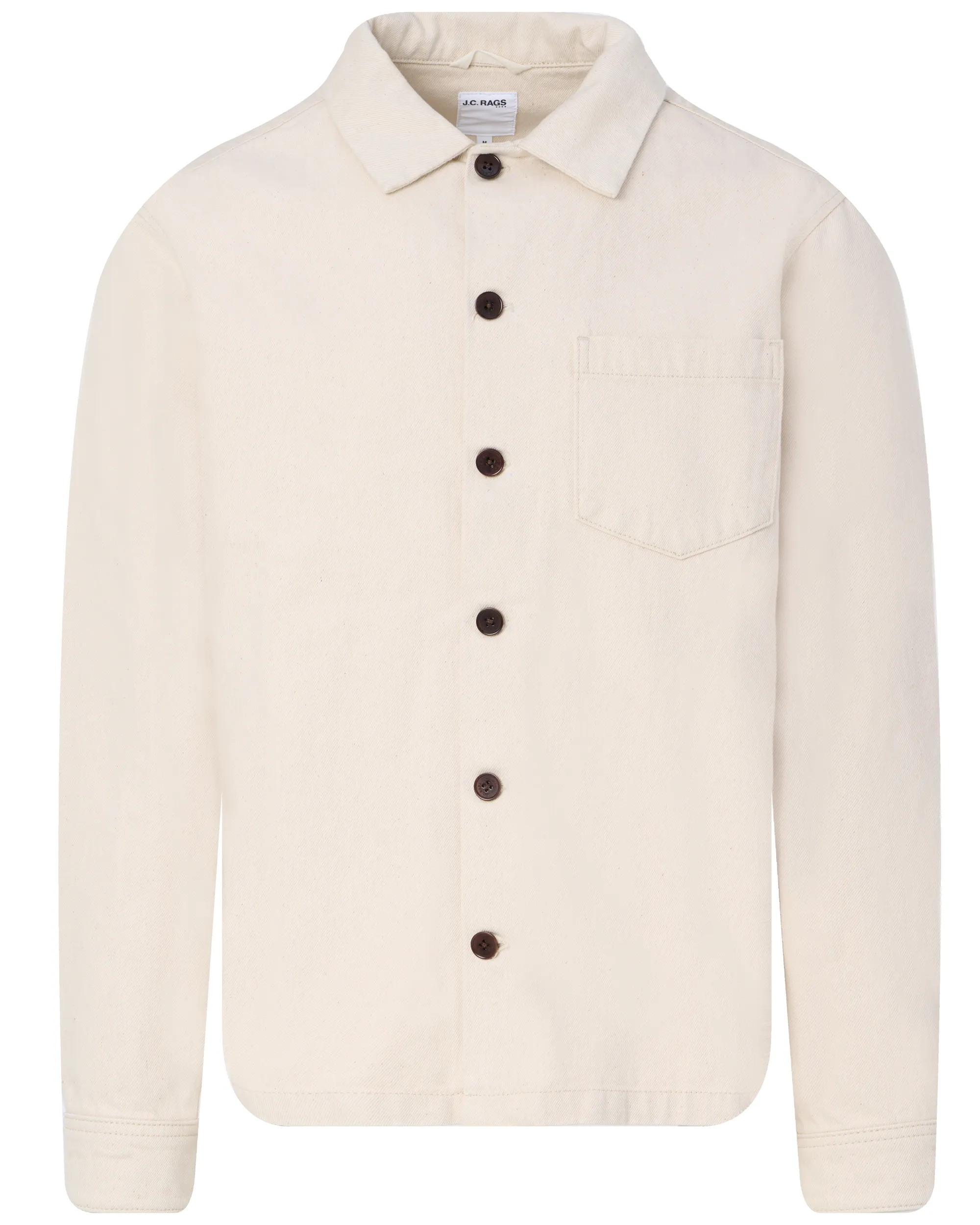 J.C. RAGS Overshirt Ecru 095863-001-L
