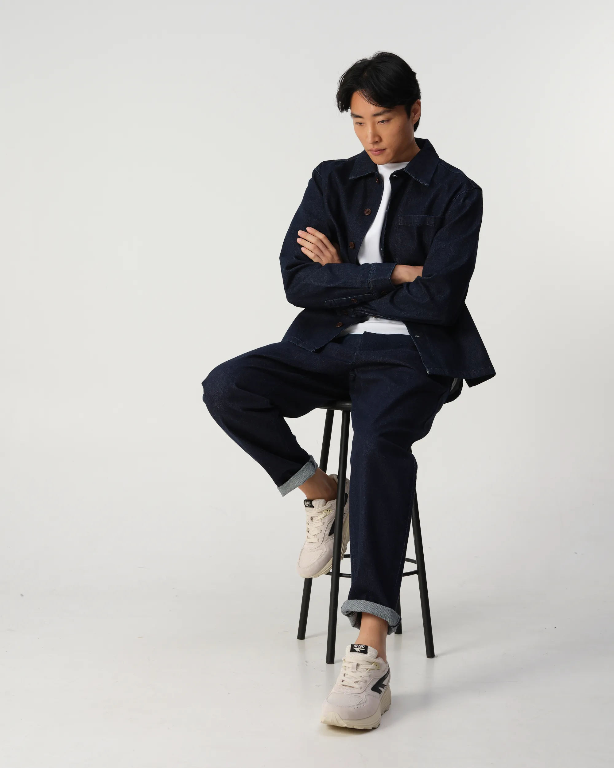 J.C. RAGS Overshirt Dark Blue 095864-001-L