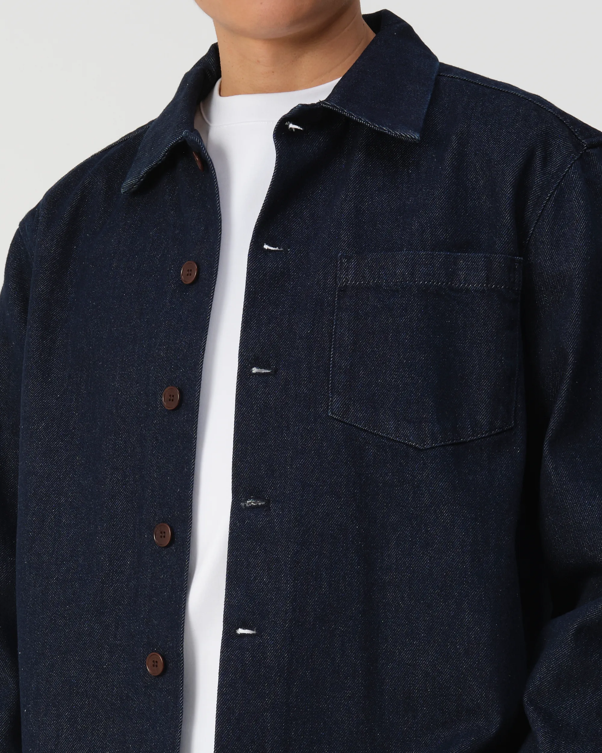 J.C. RAGS Overshirt Dark Blue 095864-001-L