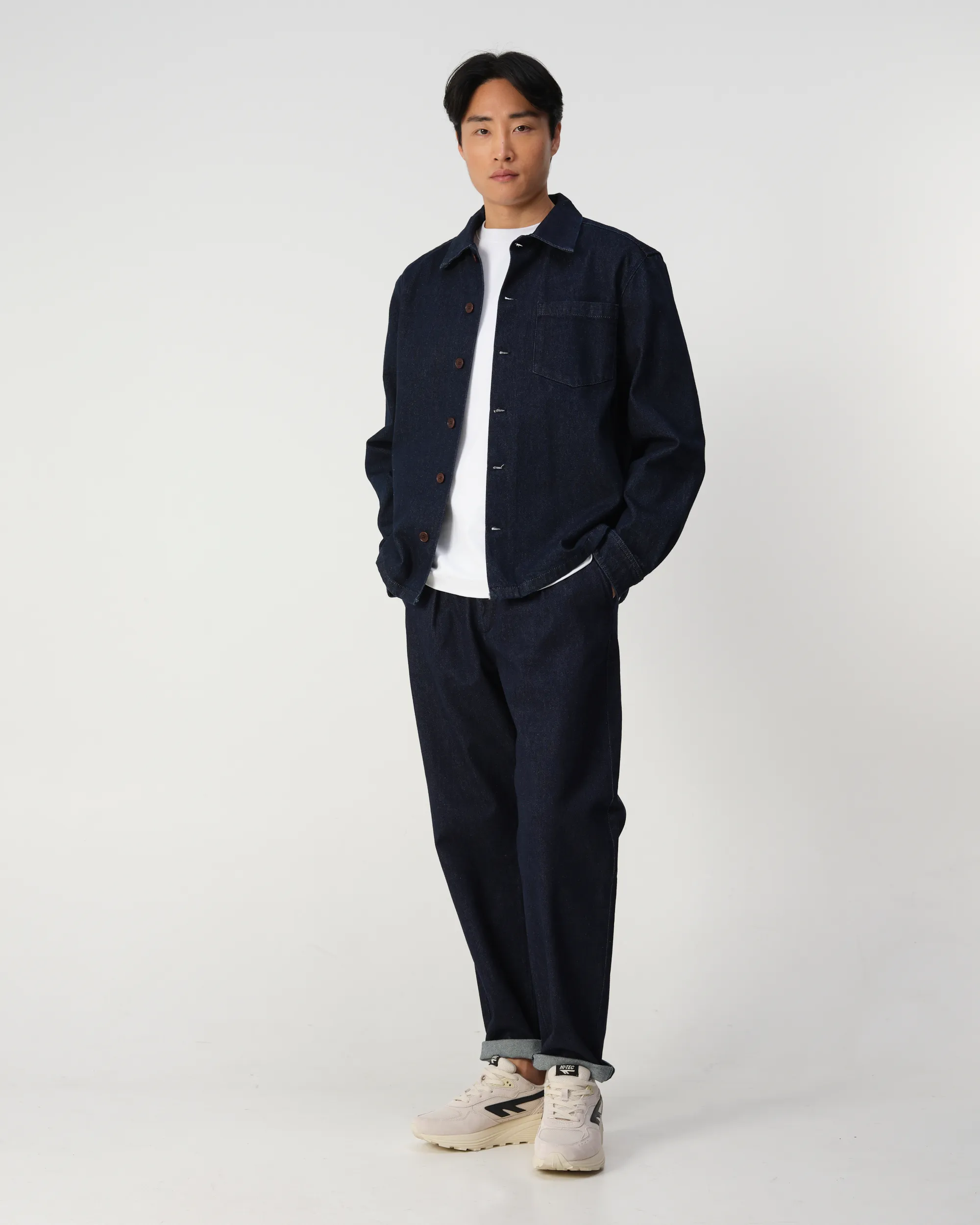 J.C. RAGS Overshirt Dark Blue 095864-001-L