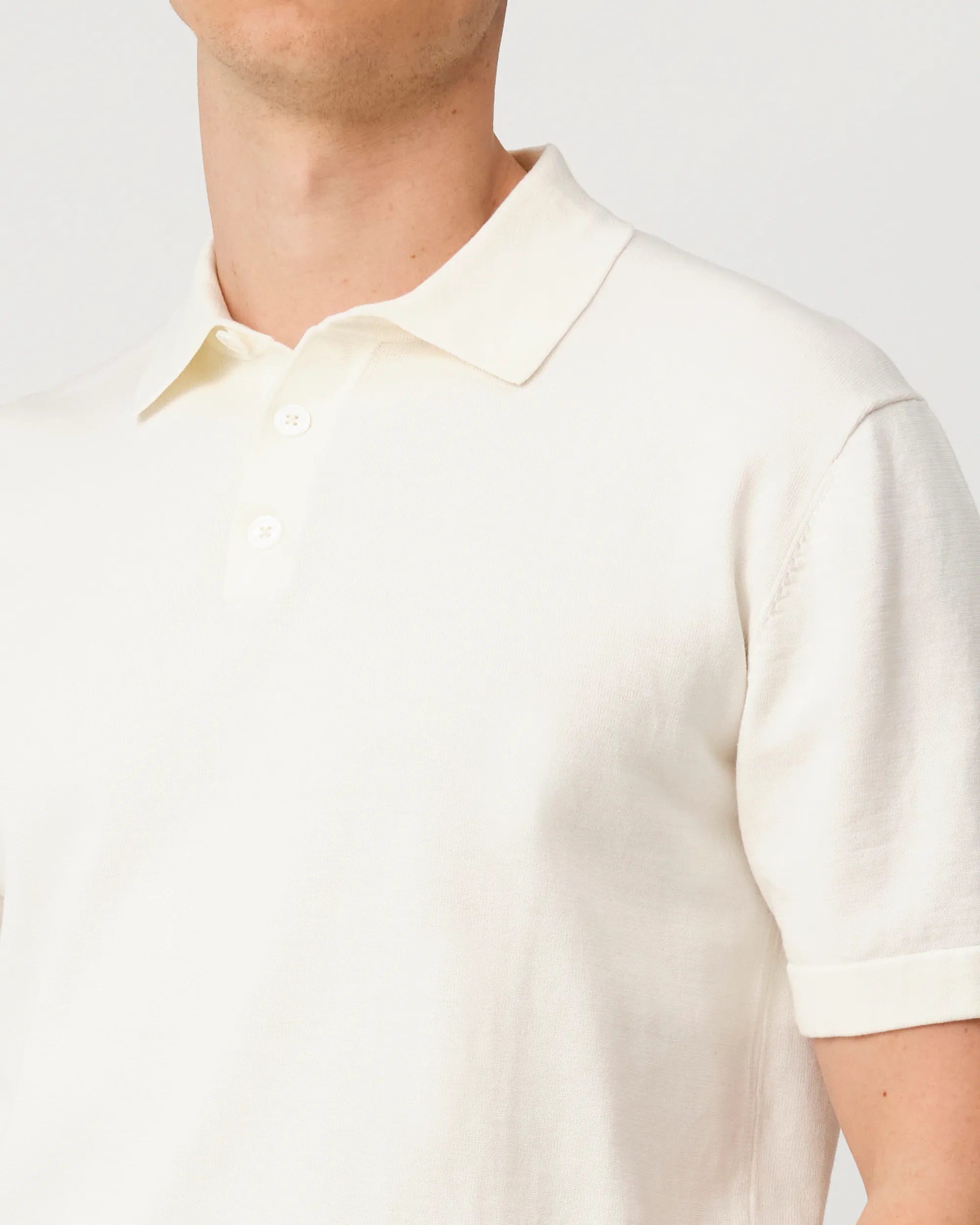 J.C. RAGS Alvie Polo KM  Coconut milk 095885-001-L
